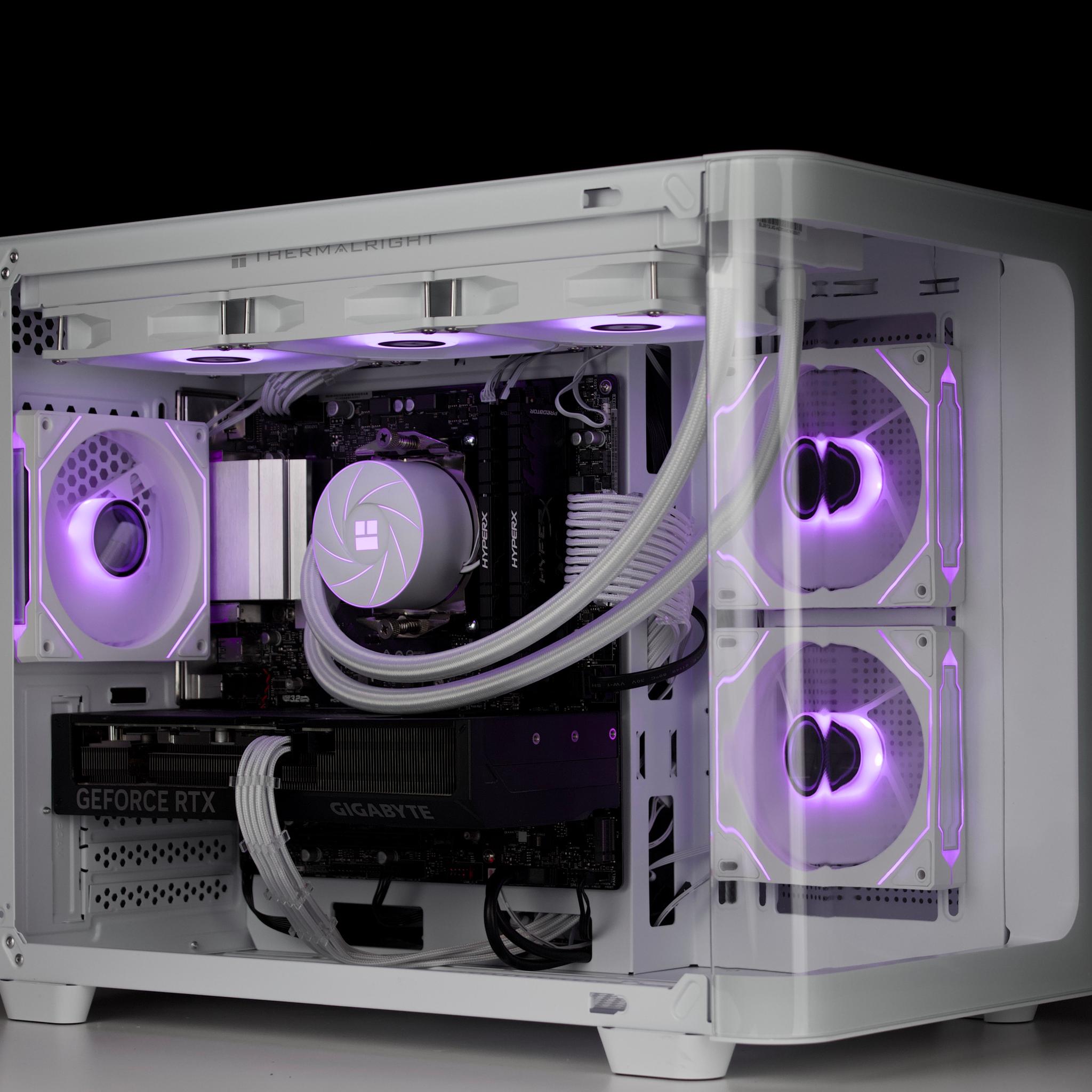 ❄️🧊💎- Whiteout 1440P Gaming PC | RTX 4070, Ryzen 7 5700X, 32GB RAM, 1TB SSD ❄️🧊💎