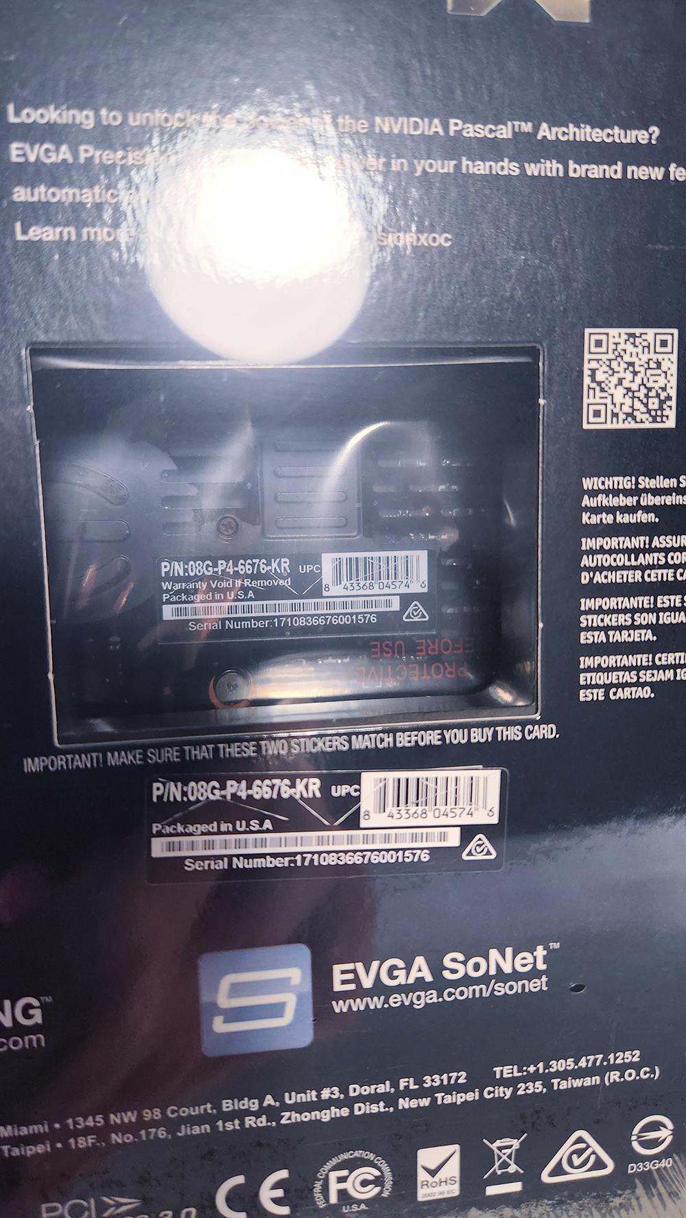 Brand New EVGA FTW2 Nvidia GTX 1070