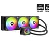 ENERMAX LIQMAXFLO 360 ARGB AIO CPU Liquid Cooler - 60mm VRM Fan - 400W TDP - 38mm Thick Radiator