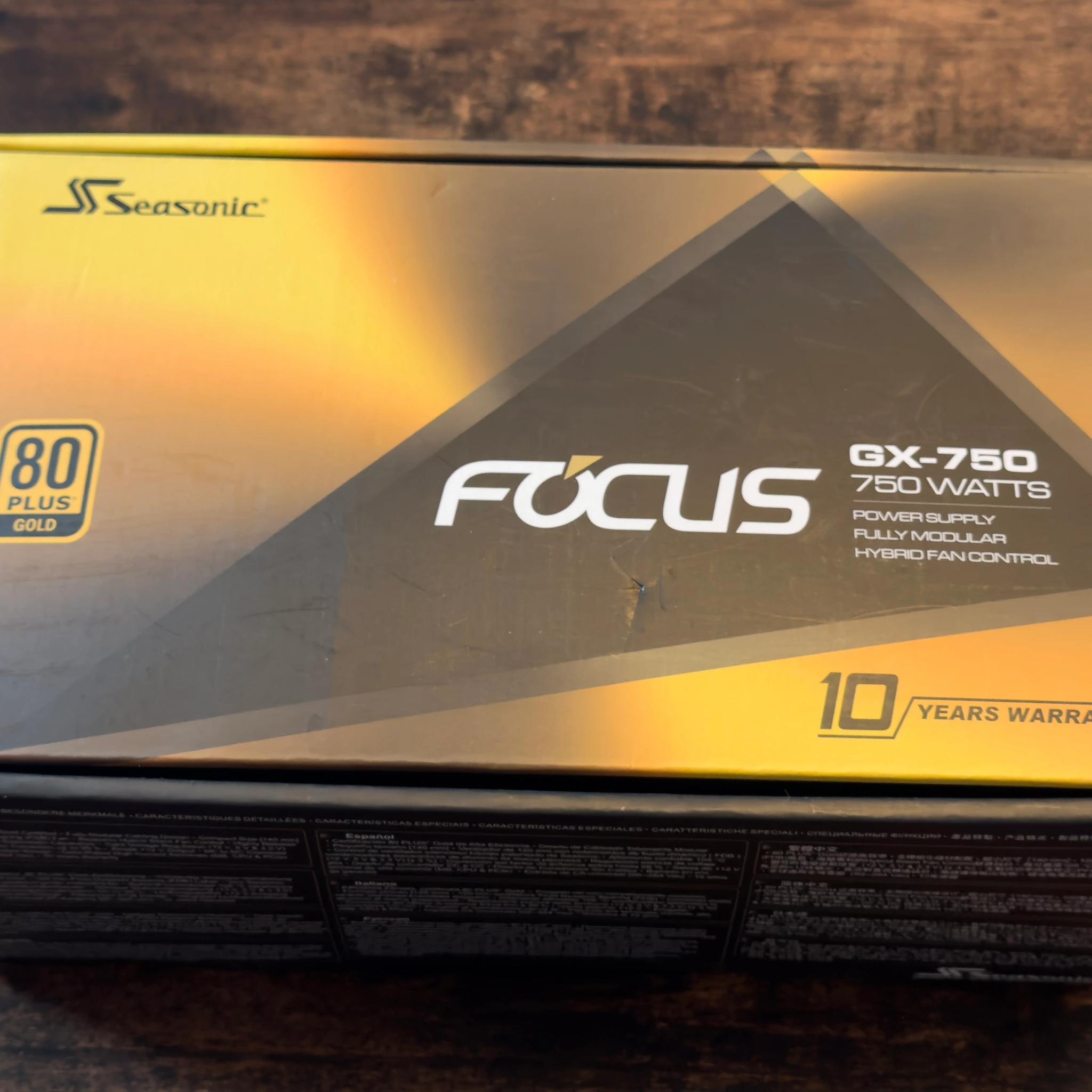 Seasonic Focus GX-750 SSR-750FX Power Supply