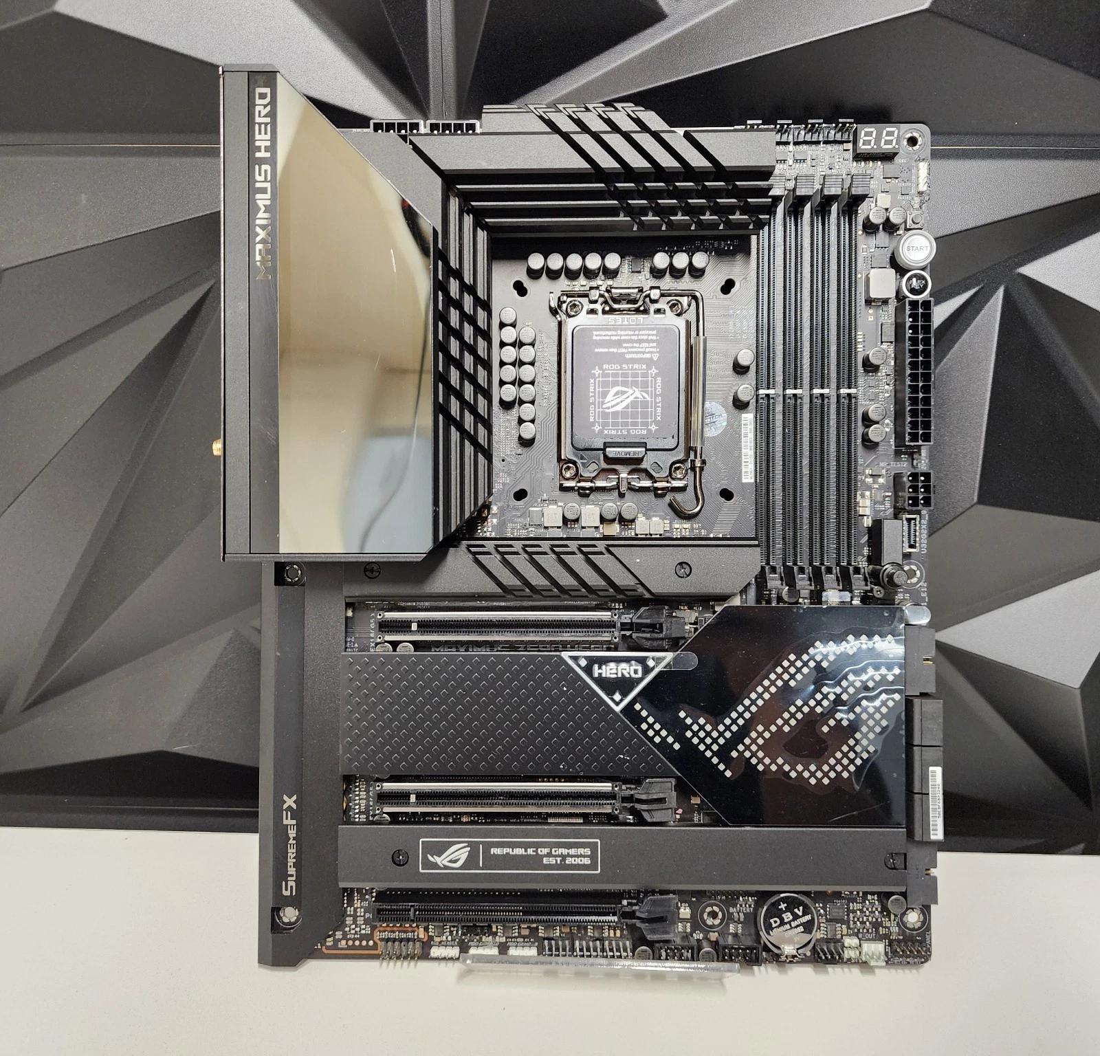 UPDATED BIOS ASUS ROG MAXIMUS Z690 HERO WIFI 6E DDR5 LGA1700 ATX MOTHERBOARD
