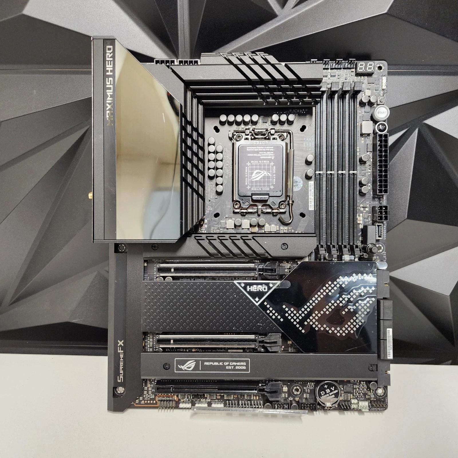 UPDATED BIOS ASUS ROG MAXIMUS Z690 HERO WIFI 6E DDR5 LGA1700 ATX MOTHERBOARD