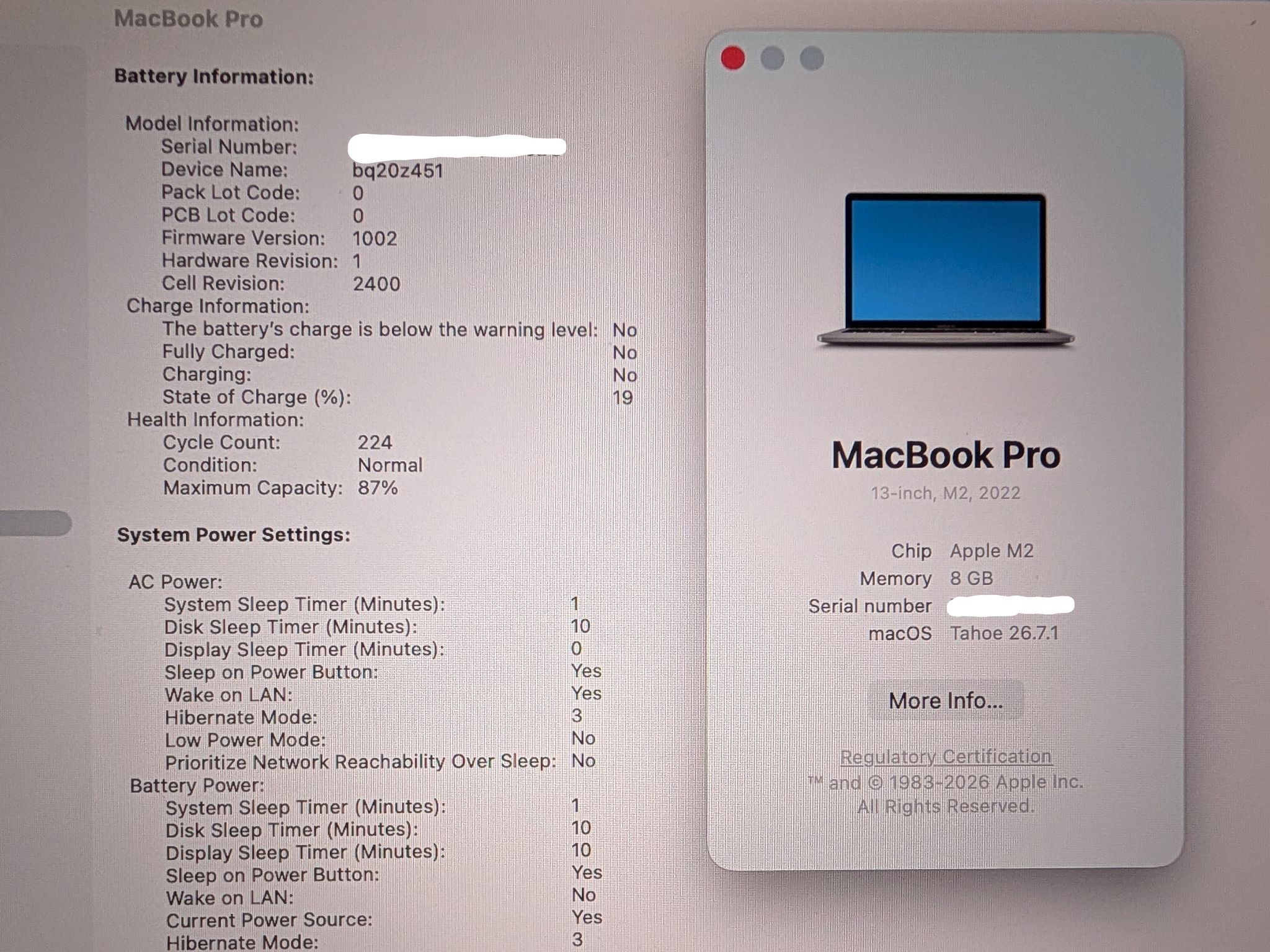 M2 MacBook Pro 13