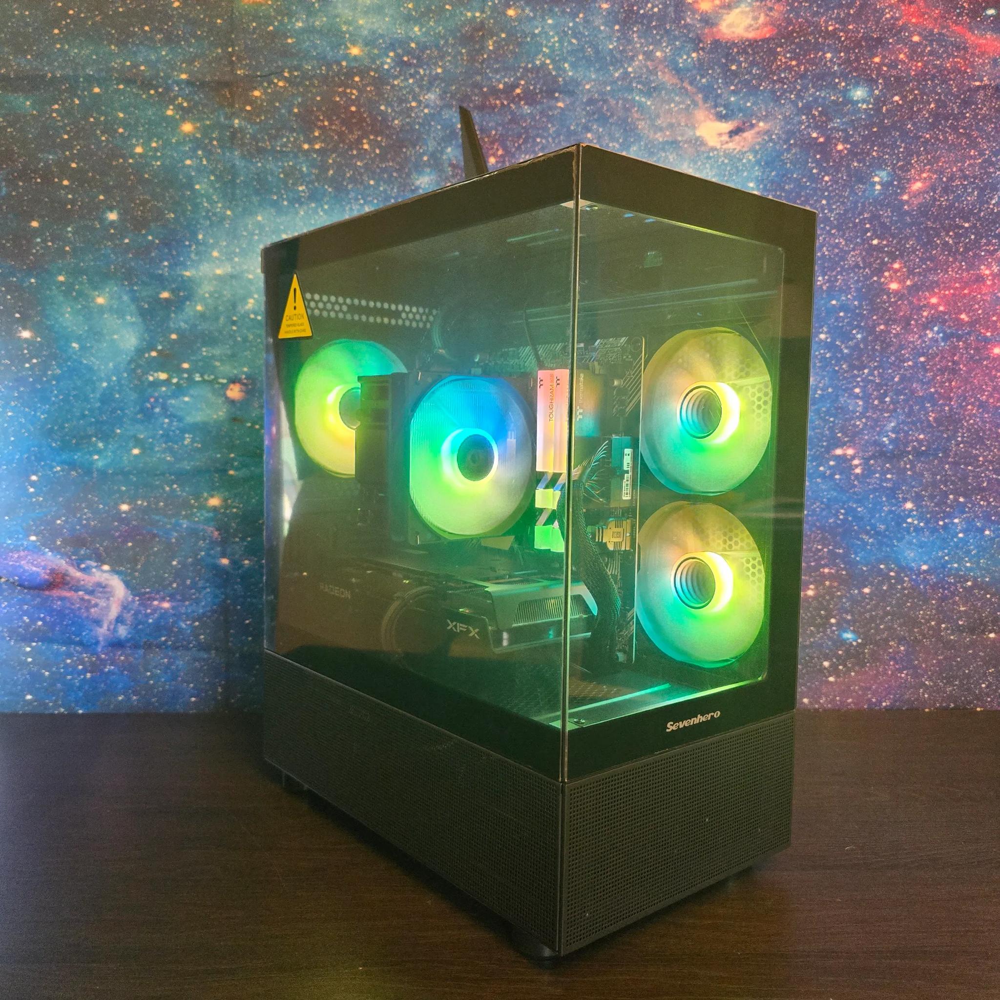 MID LEVEL 1080P PC | RX 6600 8GB | Ryzen 5 5500 | B550M | 16GB DDR4