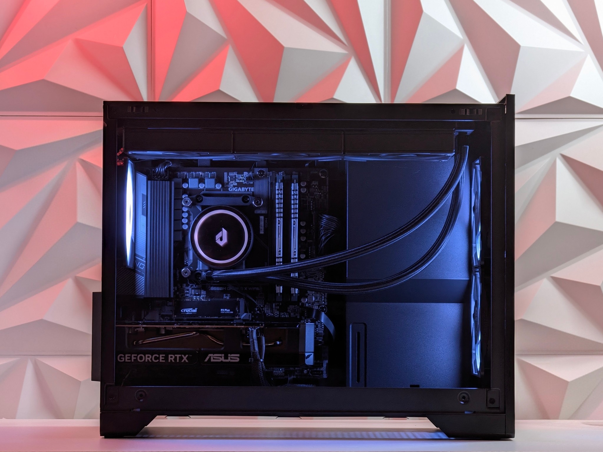 Liquid Cooled Gaming PC | RTX 5060 / Ryzen 5 / 16GB DDR4 / 1TB NVMe / Wi-Fi