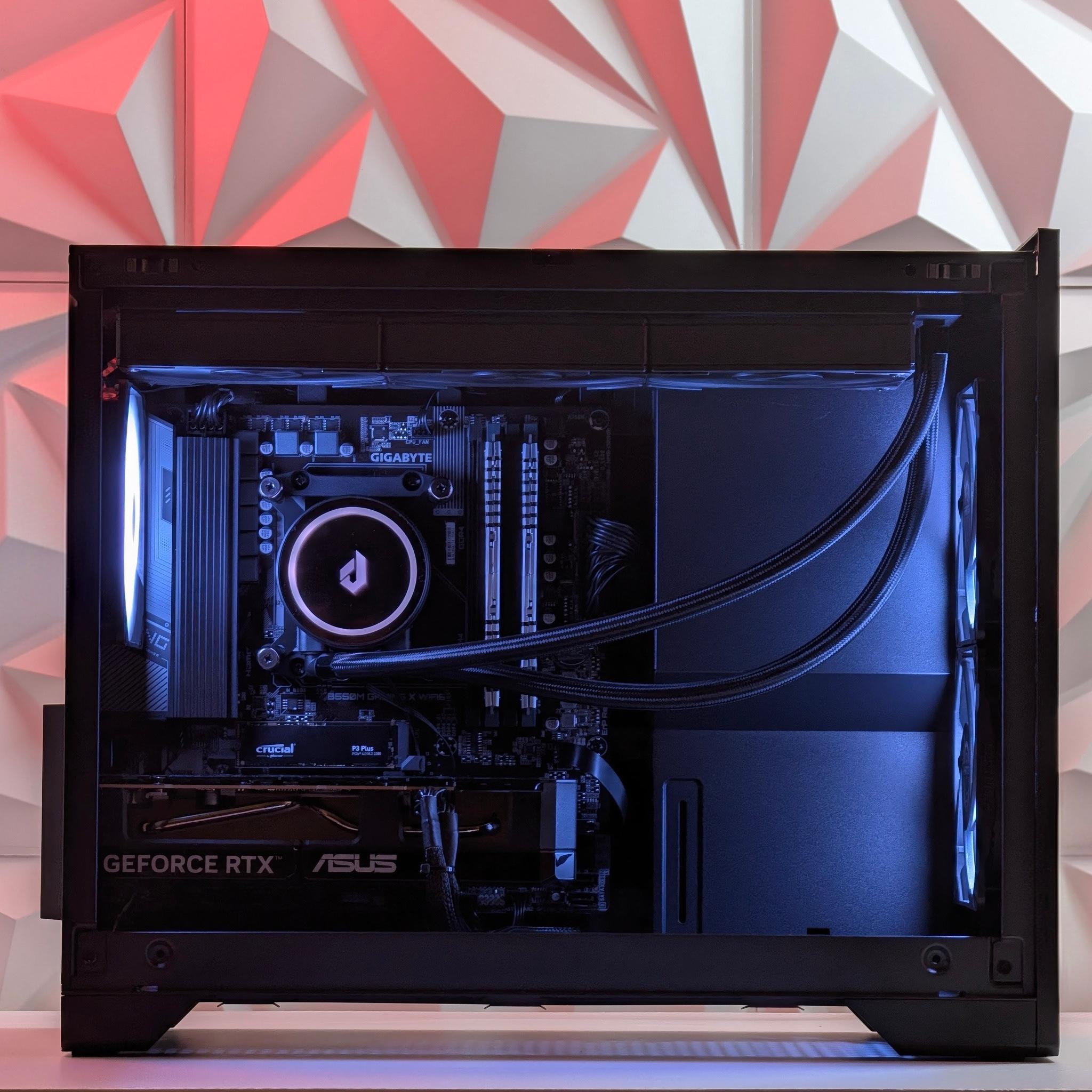 Liquid Cooled Gaming PC | RTX 5060 / Ryzen 5 / 16GB DDR4 / 1TB NVMe / Wi-Fi