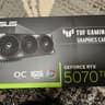 ASUS NVIDIA GeForce RTX 5070 Ti TUF Gaming Overclocked Triple Fan 16GB GDDR7 PCIe 5.0 Graphics Card