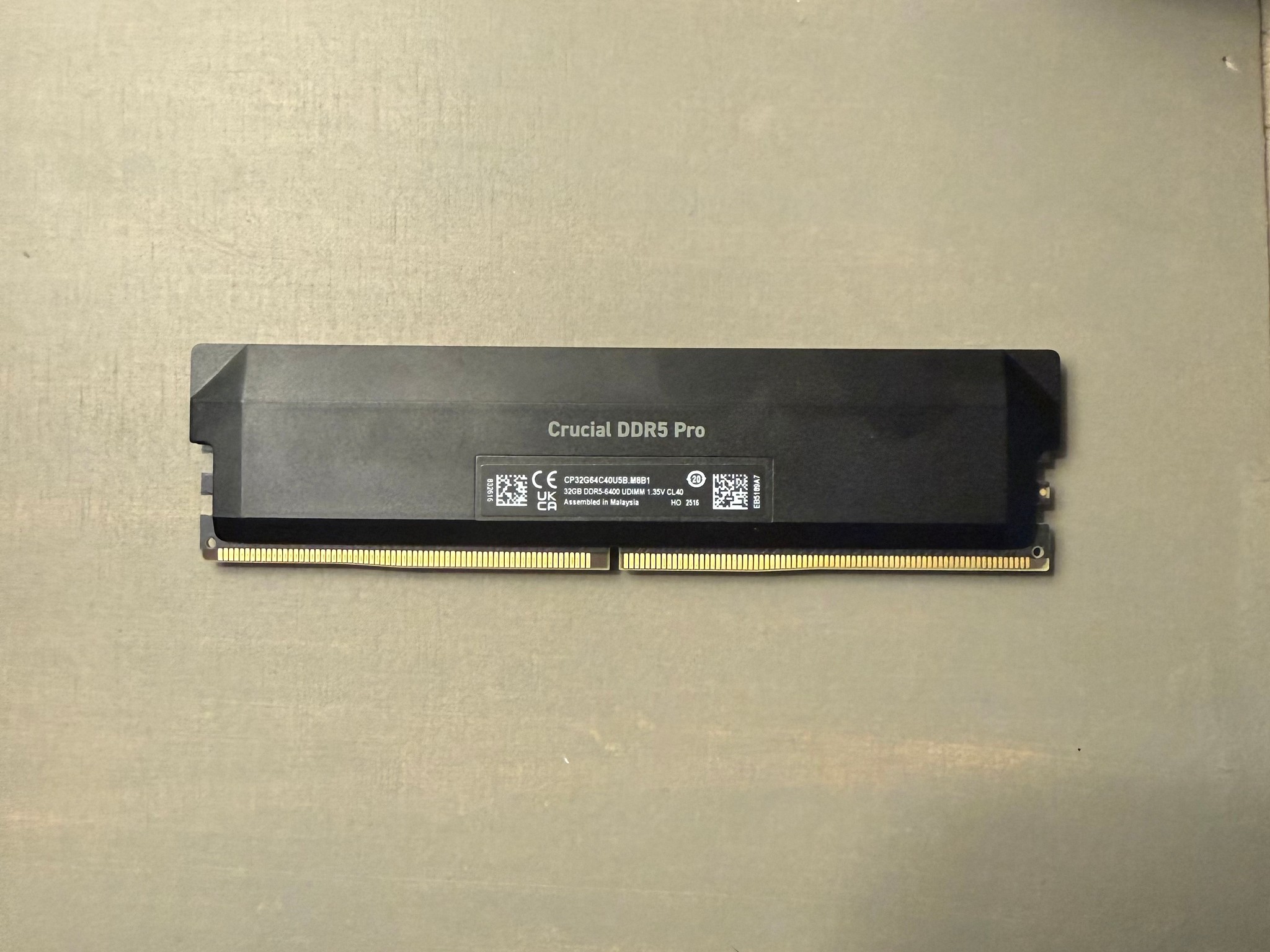 32GB Crucial DDR5 | 6400 MT/s CL40