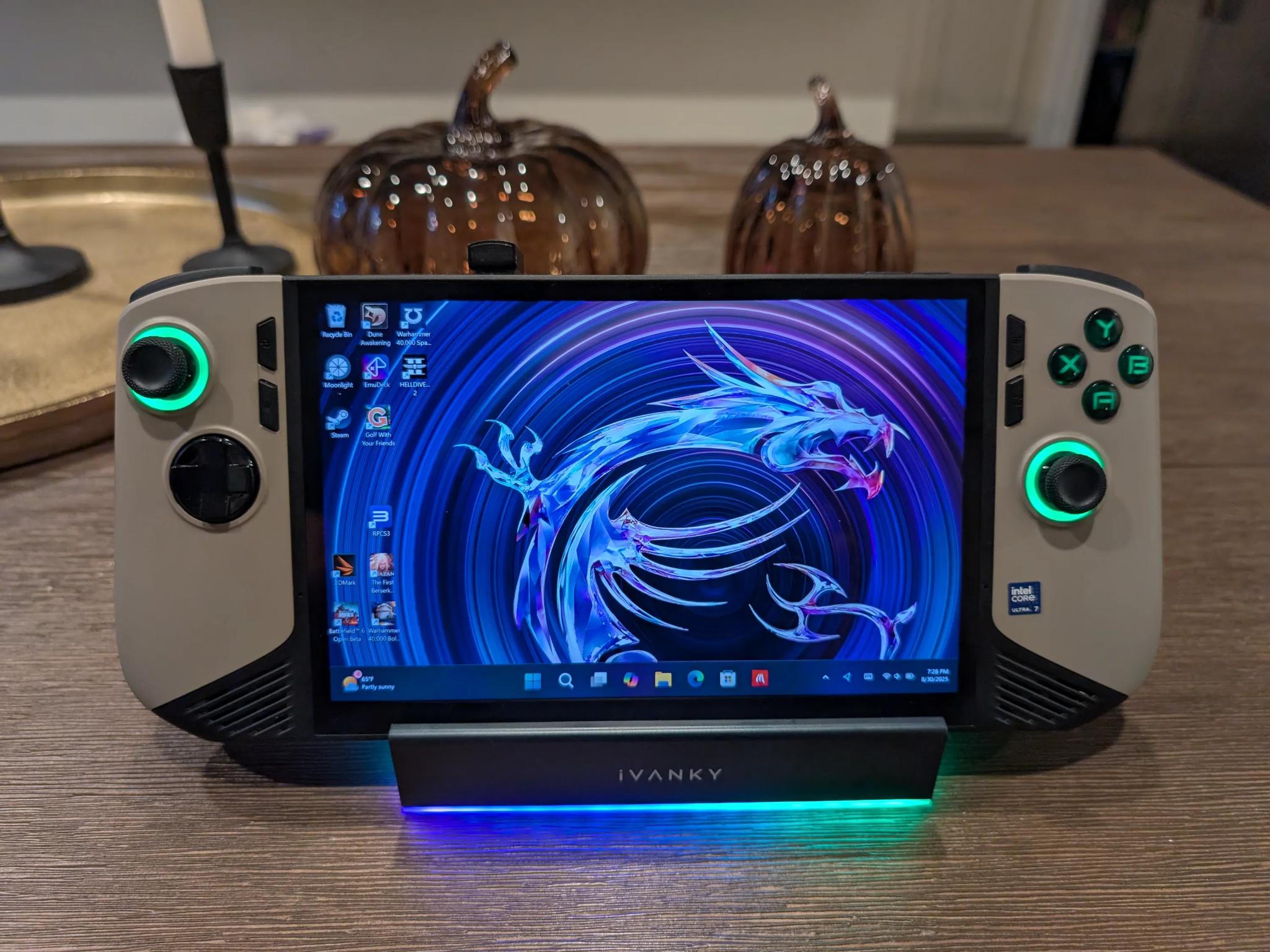 MSI Claw 8 AI+ A2VM Gaming Handheld w/ USB-C Dock