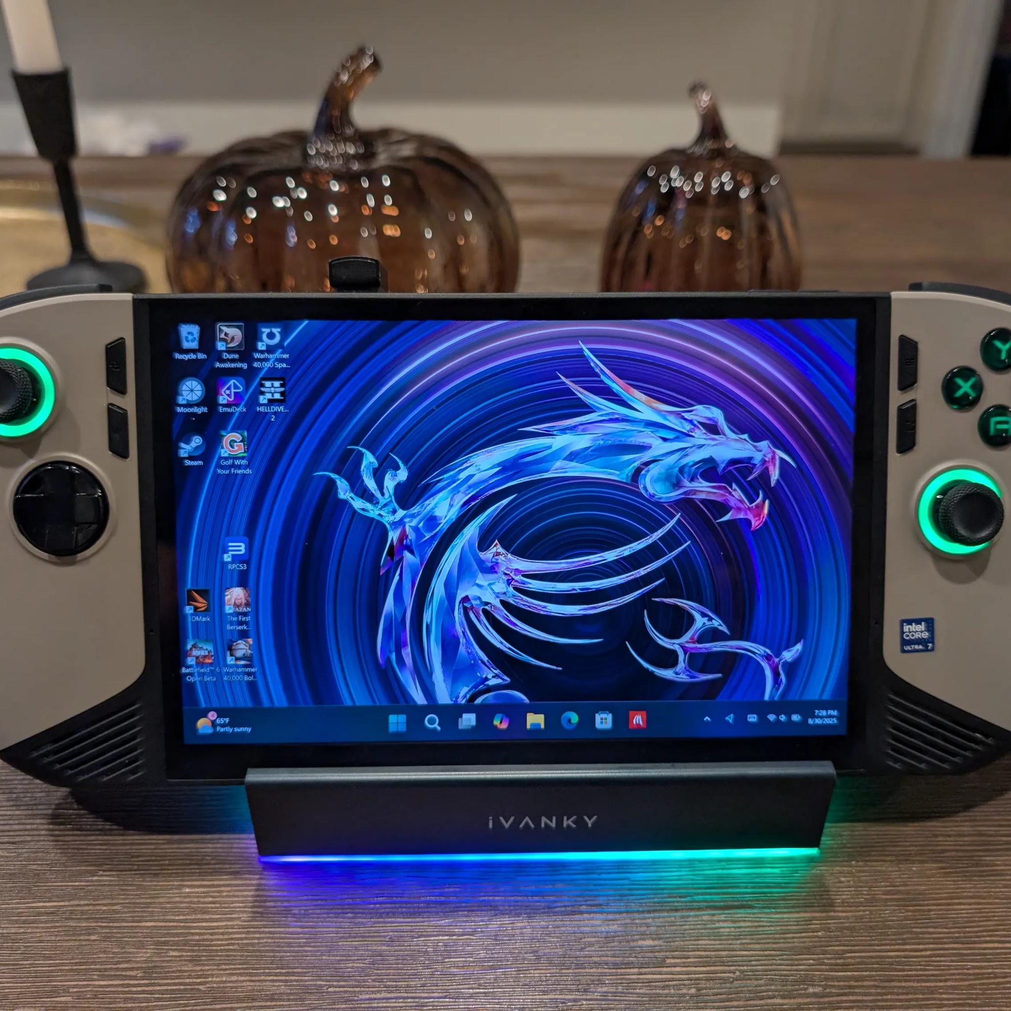 MSI Claw 8 AI+ A2VM Gaming Handheld w/ USB-C Dock