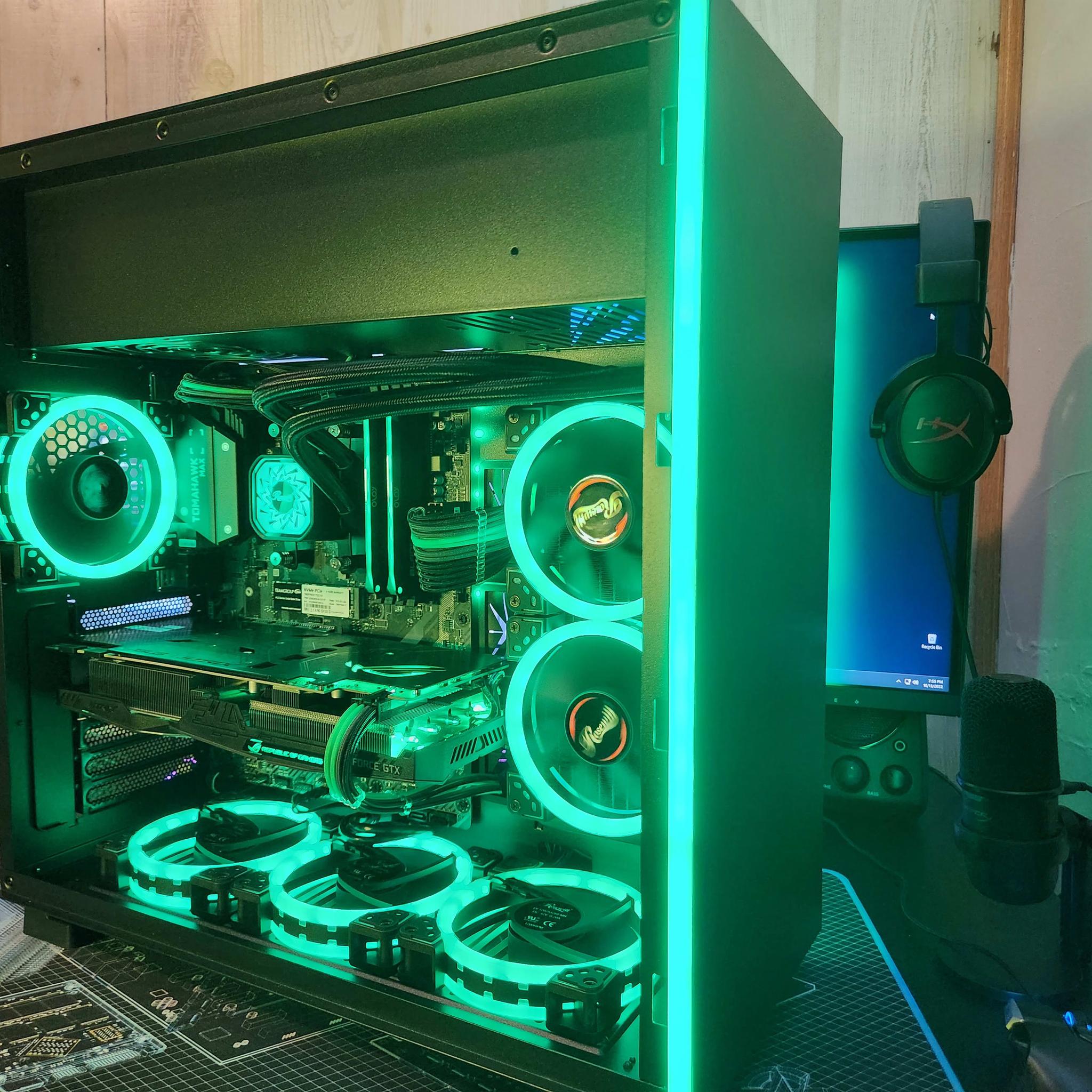 Custom 2700X | GTX 1070ti | 16GB 3600 MHz | 1TB NVME SSD Gaming PC