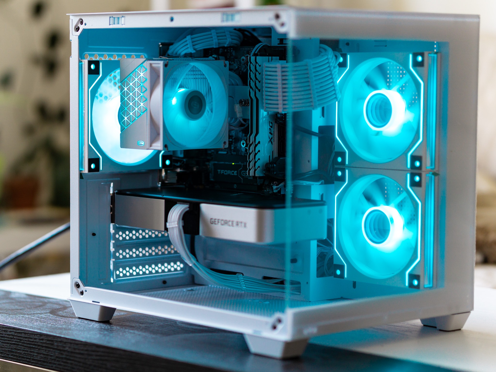 Budget Gaming PC - NVIDIA RTX 3060Ti FE | Ryzen 5 5500 | 16GB RAM | White Aesthetics | ARGB | Win 11