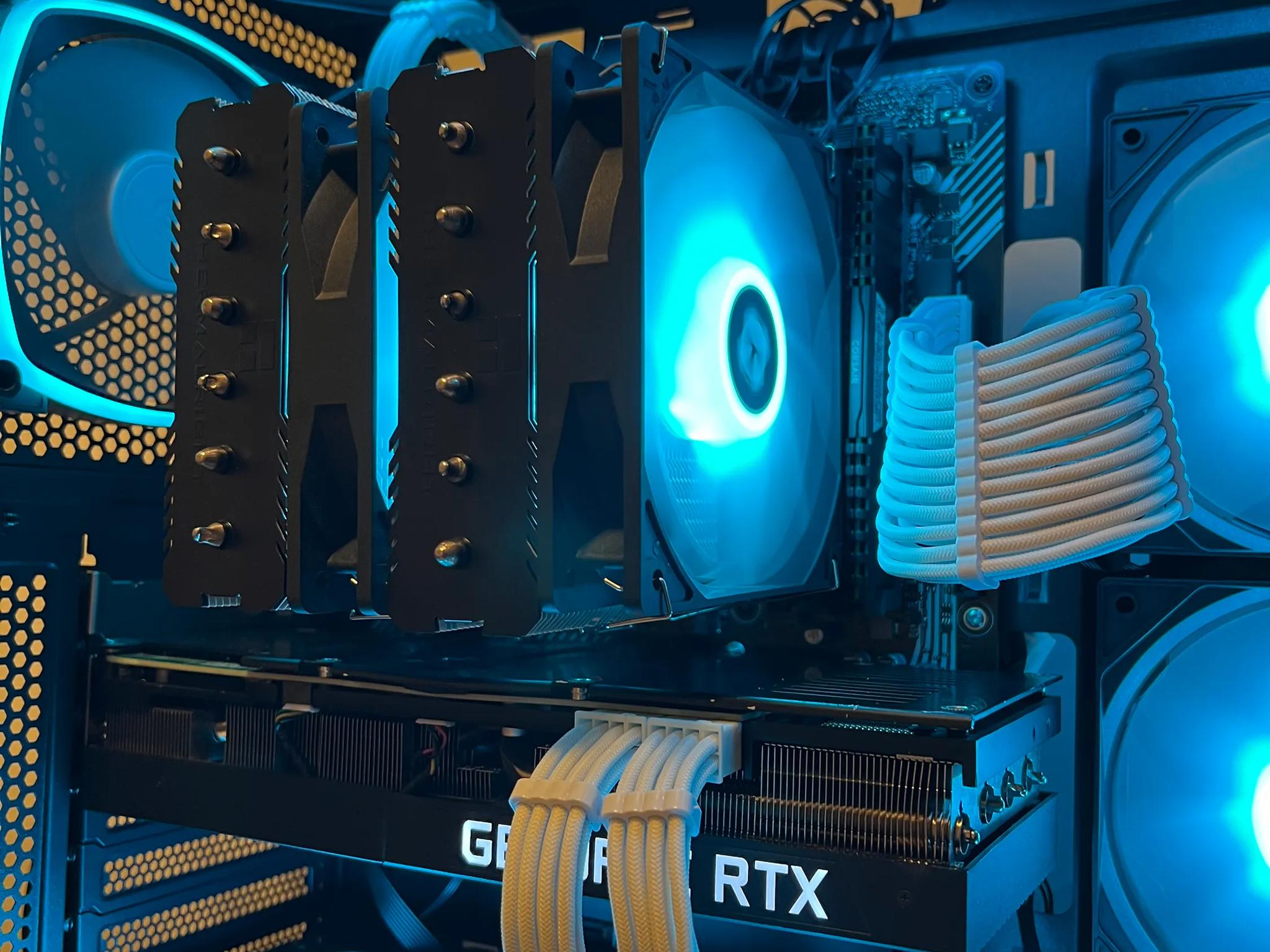🌊Blue Lagoon🌊 | RTX 3080 PRO PC | Ryzen 5 5700G | 16GB RAM | 1TB SSD | Windows 11 Pro