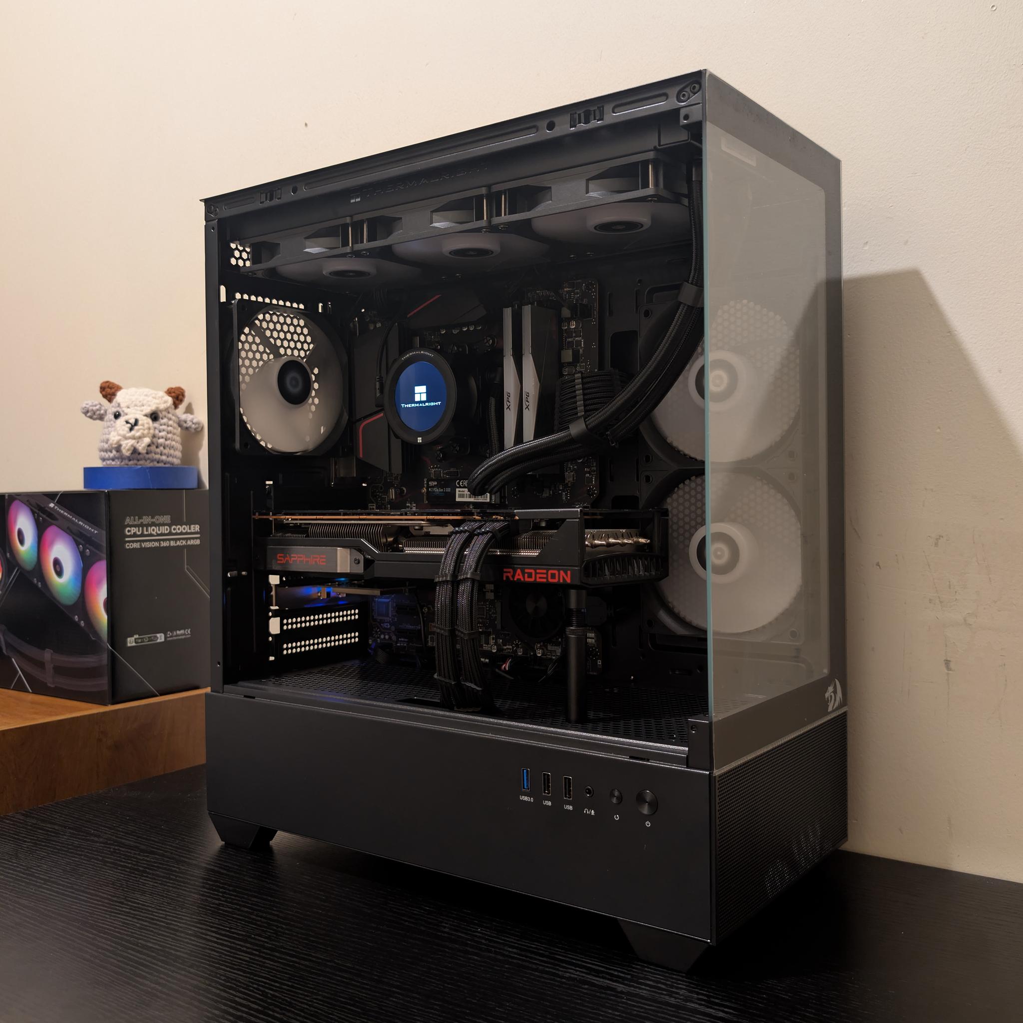 🔥🐦‍⬛ 1440p Gaming Beast | RX 6800XT| Ryzen 7 5800X | 1TB SSD | 32GB RAM | WiFi 6 & Bluetooth 🐦‍⬛🔥