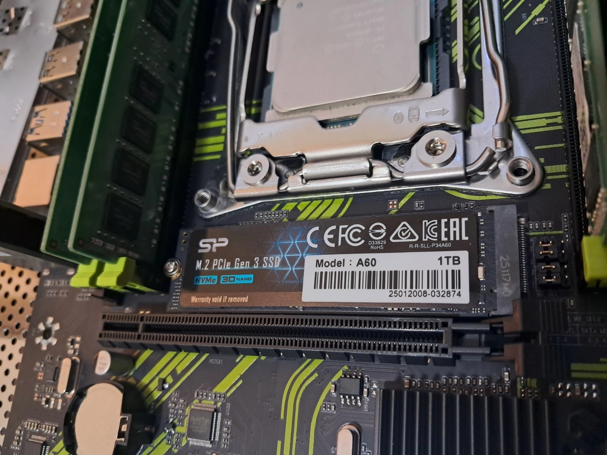 Motherboard CPU RAM SSD combo w/ Windows 11 | 6-core/12-thread Xeon | X99 | 32GB DDR4 | 1TB SSD