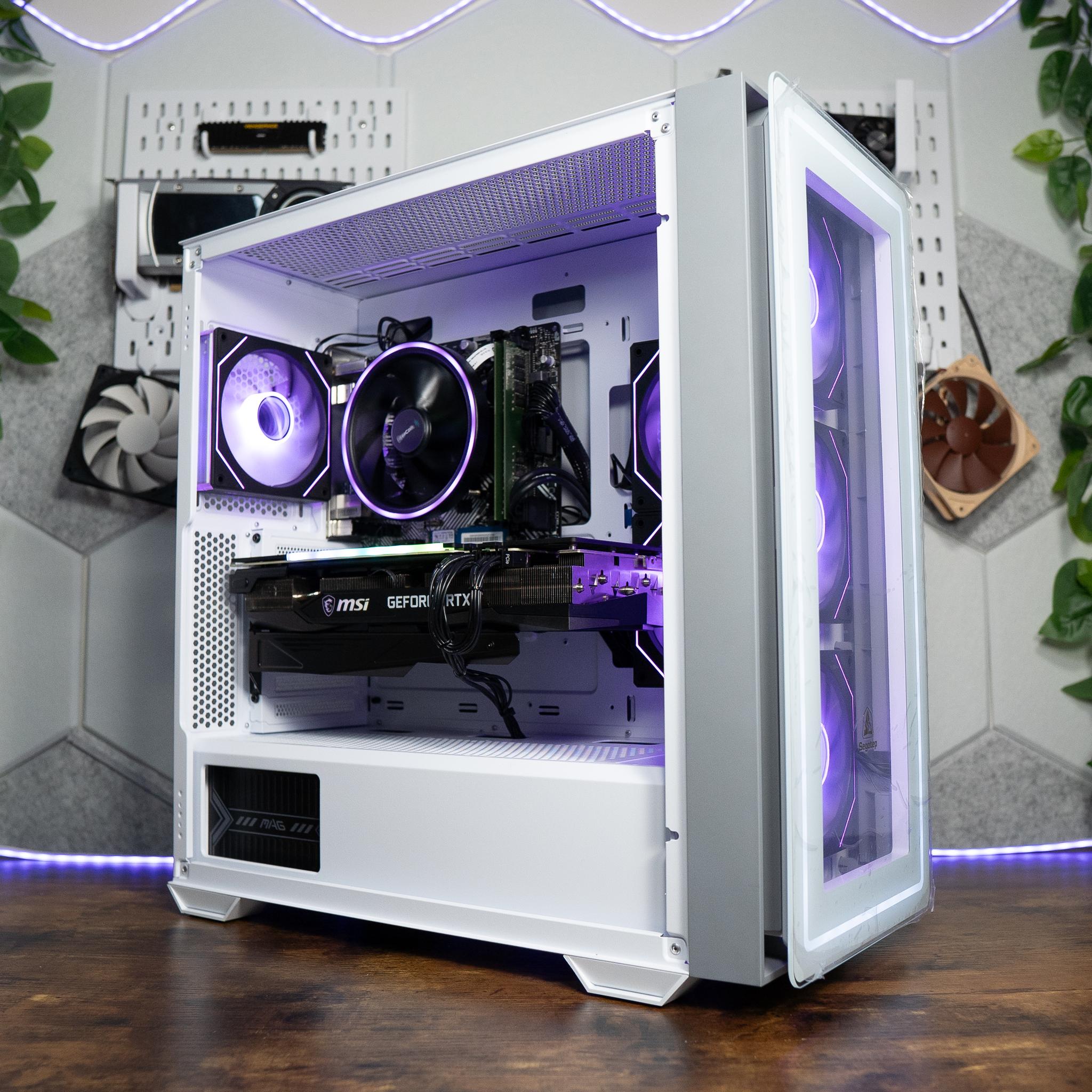 🟣⚪ | MSI RTX 3070 X TRIO 8GB | RYZEN 5 5600X | 32GB DDR4 RAM | 512GB M.2 + 1TB HDD | VaporWave 2.0 |