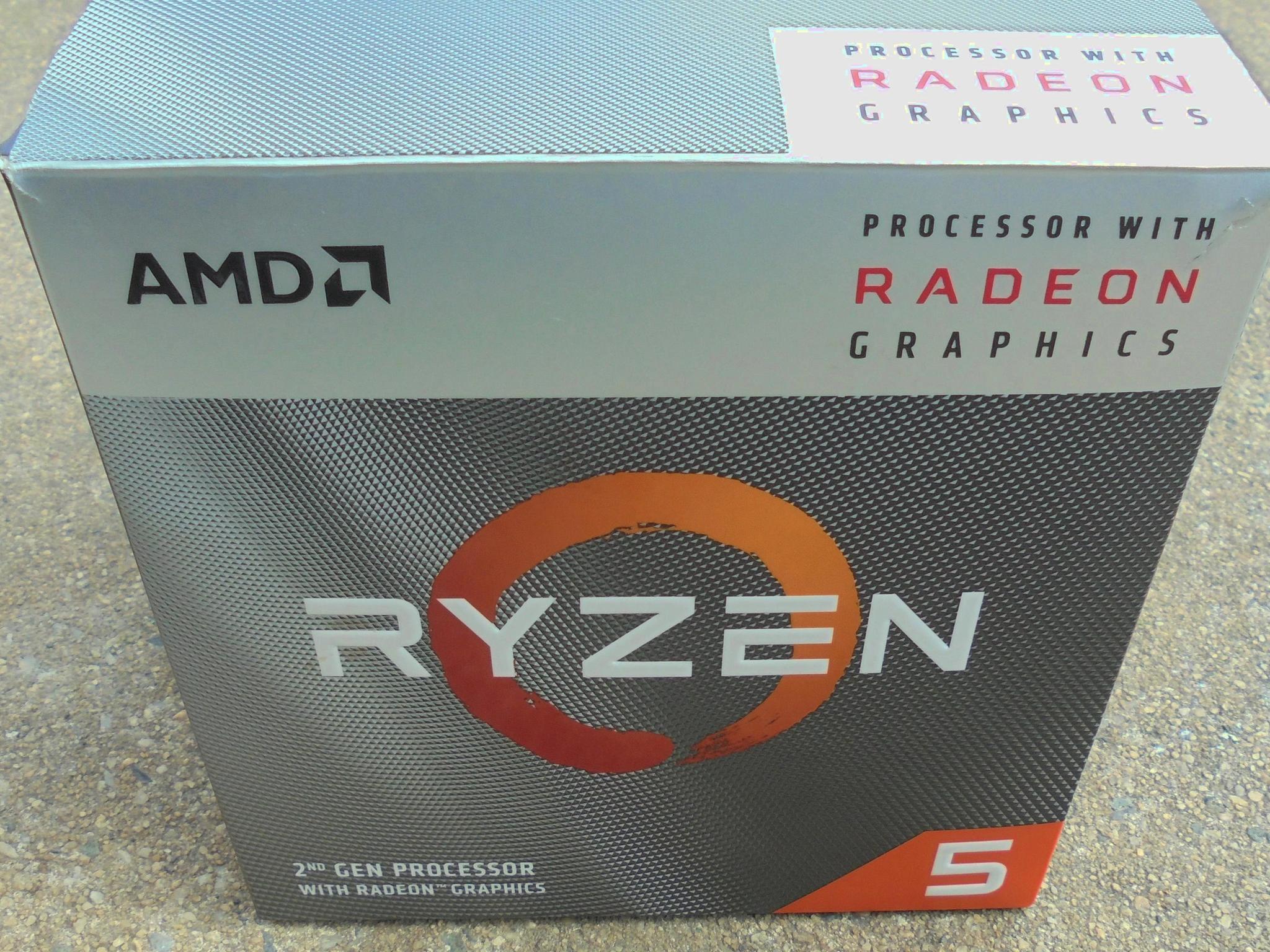 AMD Ryzen 5 3400G 4C/8T 3.7 GHz Processor with Radeon Vega 11 Graphics