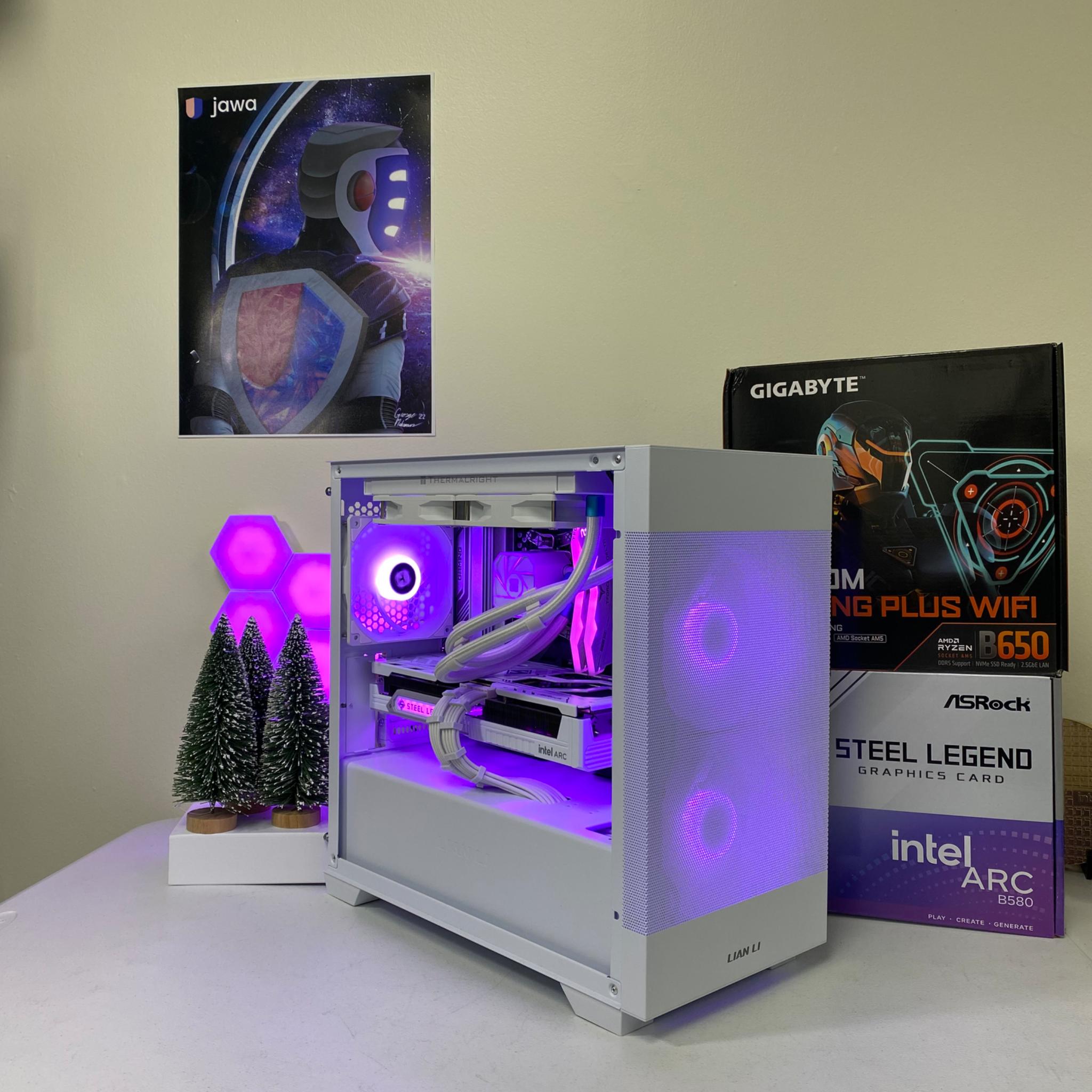 ❄️ "Frost Vortex" Gaming PC – Power and Style Combined! ❄️