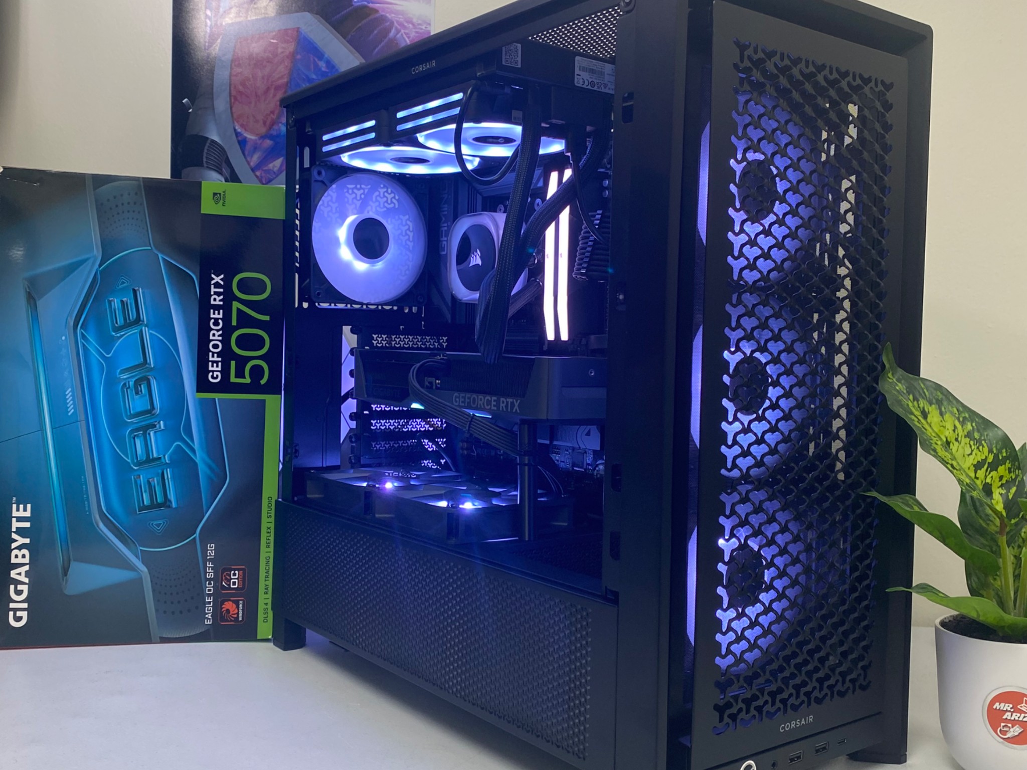 Final Sale !!!⚡️ "Crimson Falcon" – RTX 5070 Power Meets Premium Performance! 🖥️🔥