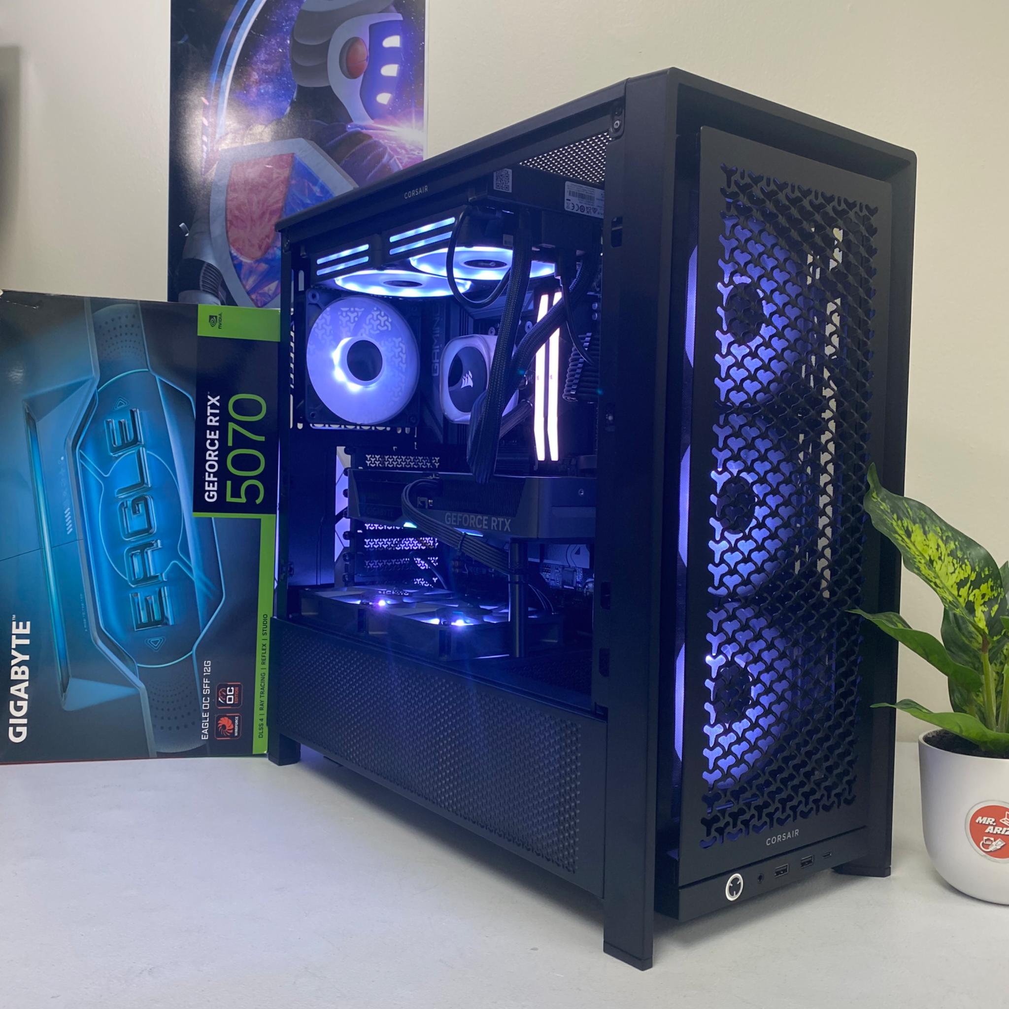 Final Sale !!!⚡️ "Crimson Falcon" – RTX 5070 Power Meets Premium Performance! 🖥️🔥