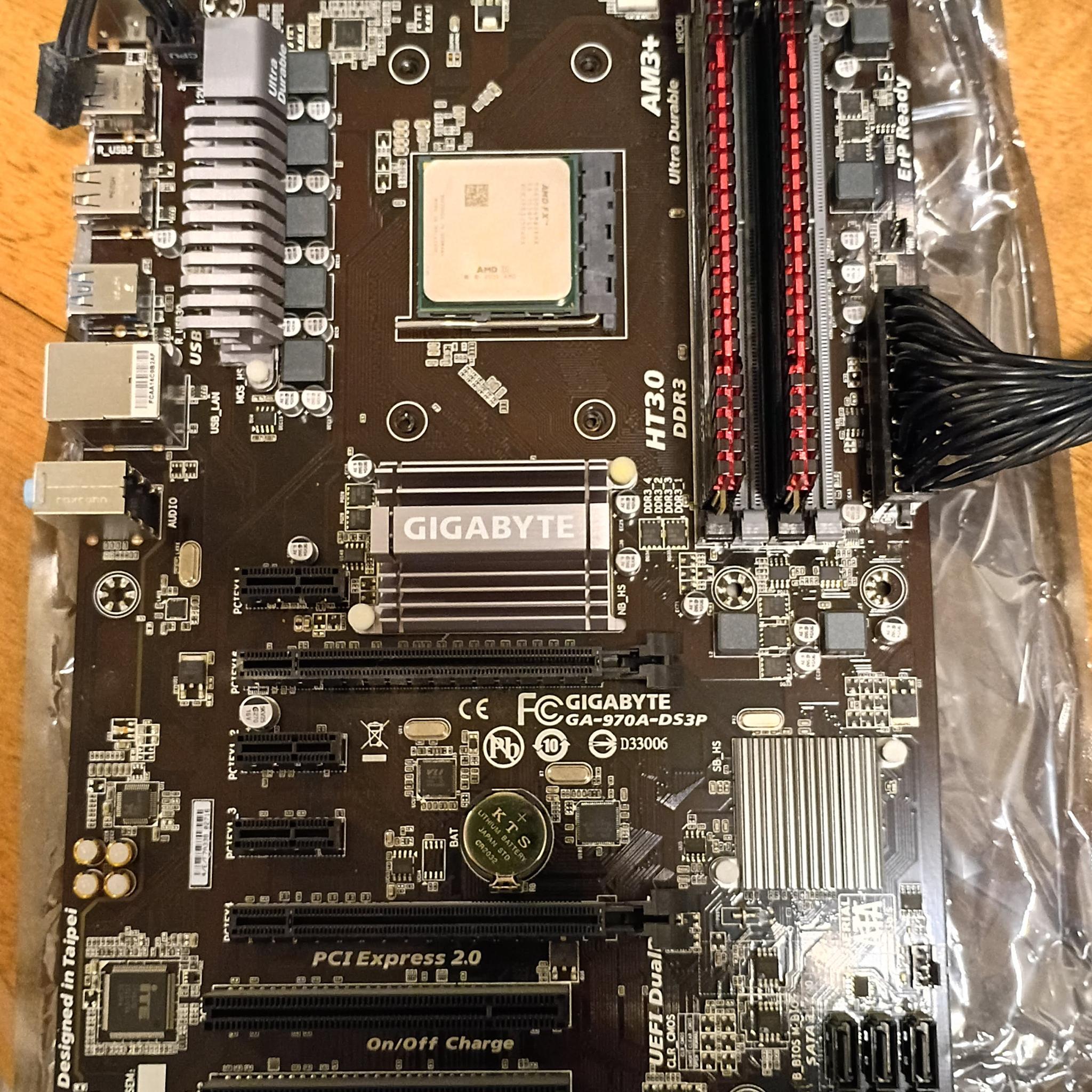 AM3+ MOBO and AMD FX-6300 CPU and 8GB DDR3