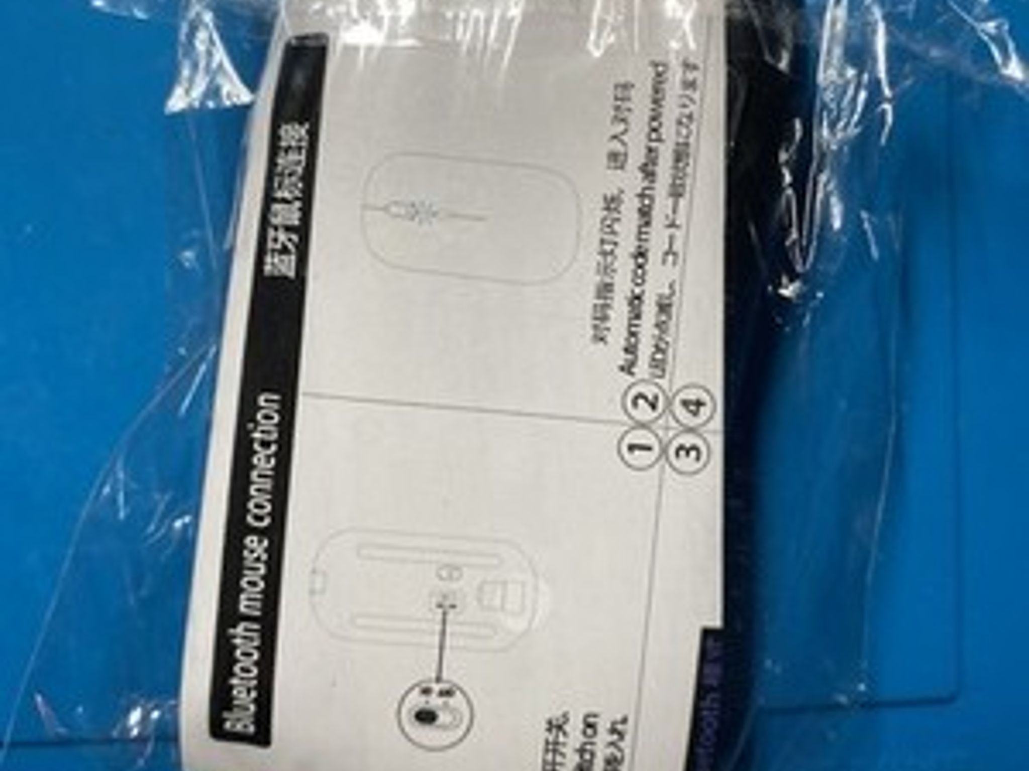 Black Bluetooth Slim Optical Mouse 2 Buttons Wireless Computer