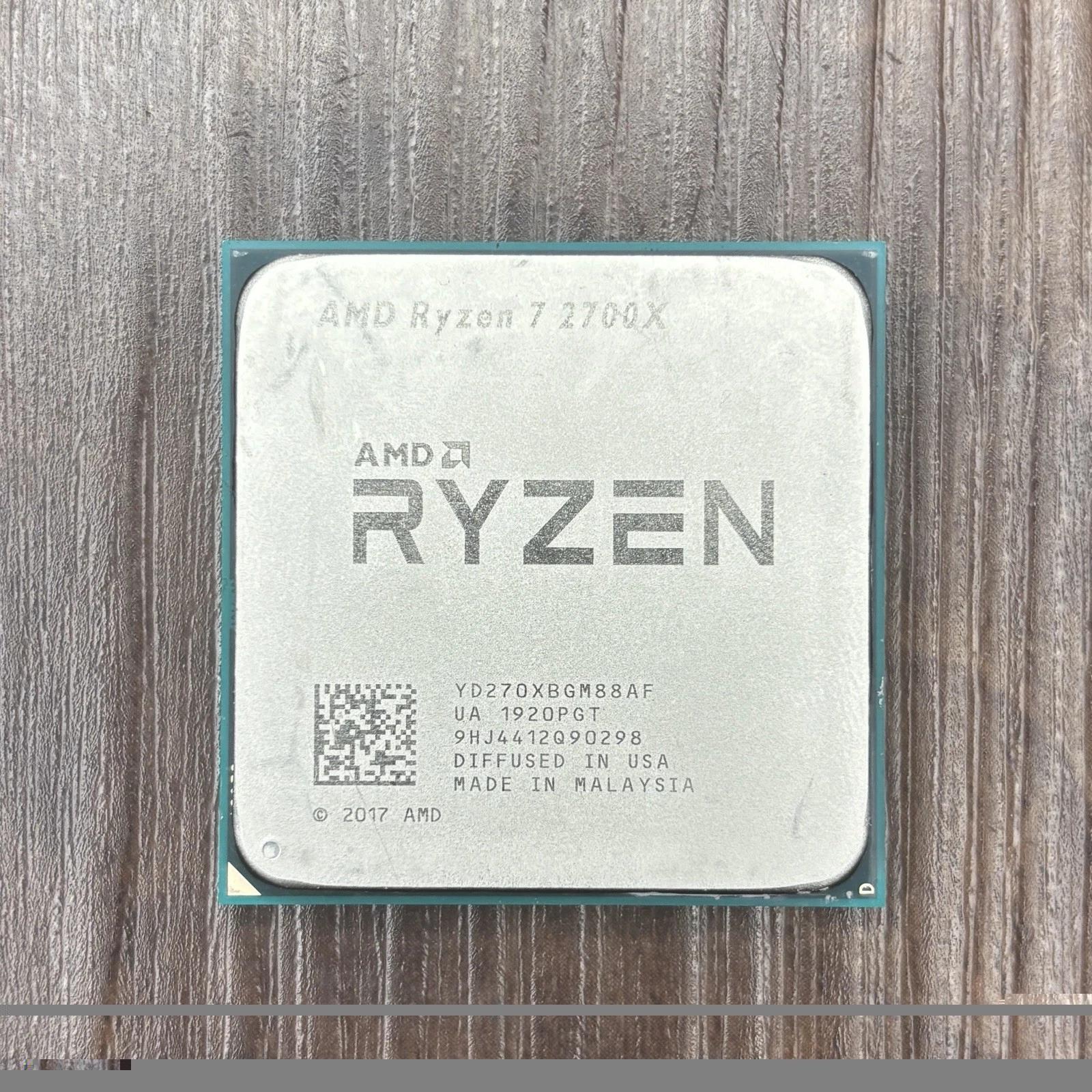 AMD Ryzen 7 2700X Desktop Processor CPU 3.7 GHz 8 Cores Socket AM4