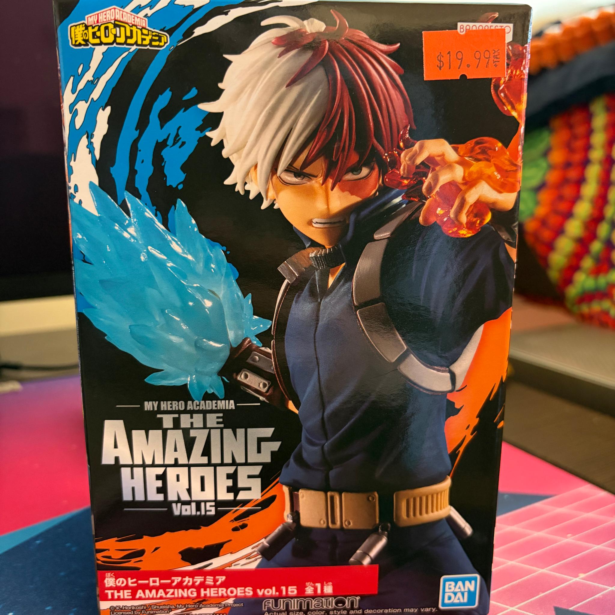 BanPresto - Shoto Todoroki Figure (MHA) - My Hero Academia - Amazing Heroes - Vol.15