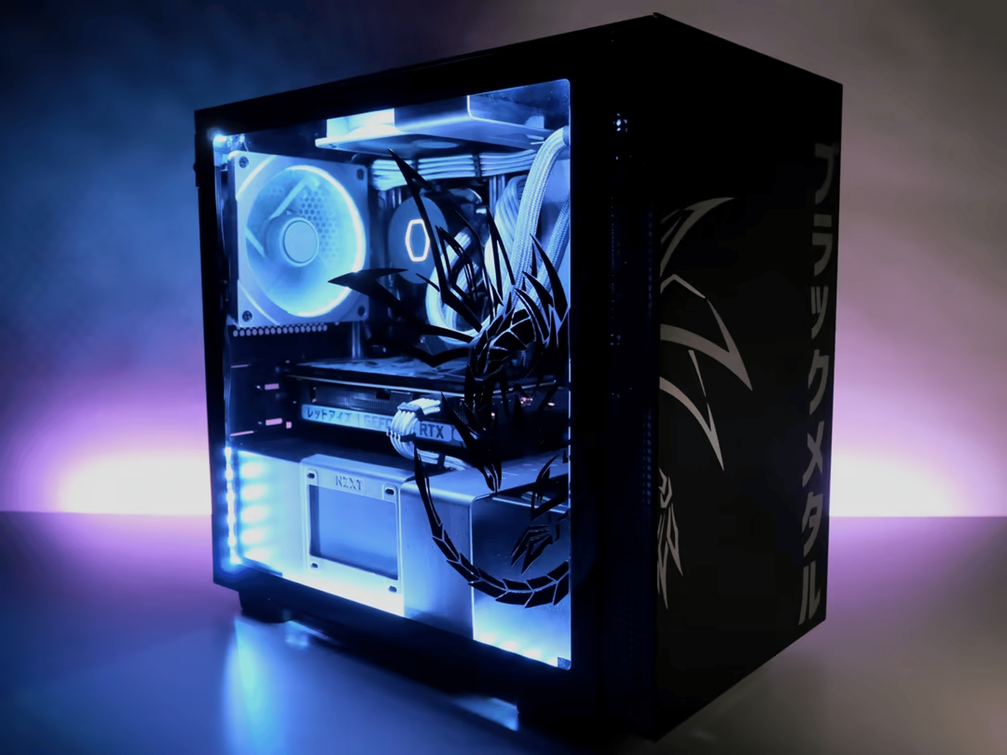 "BLK MTL DRGN" | Ryzen 5 3600, RTX 3060, 1tb nvme ITX build