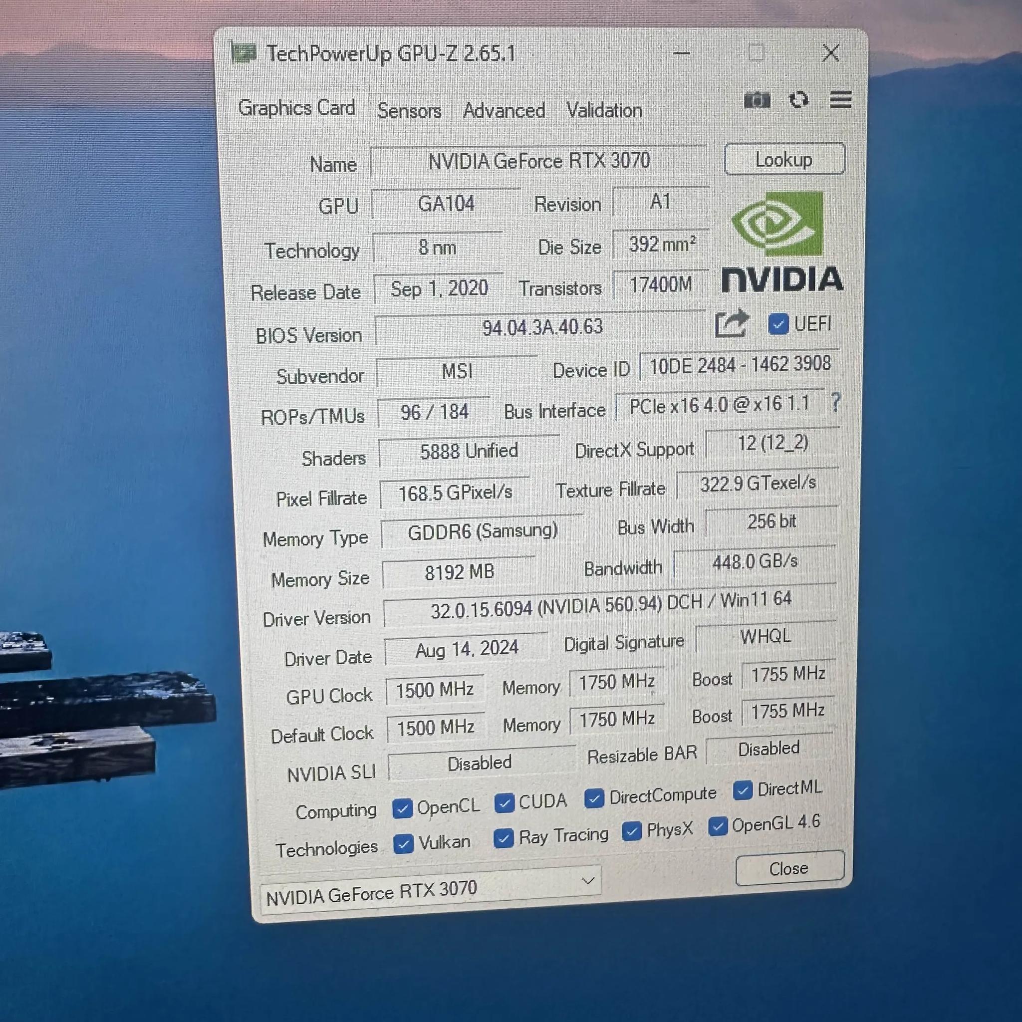 ZOTAC RTX 3070