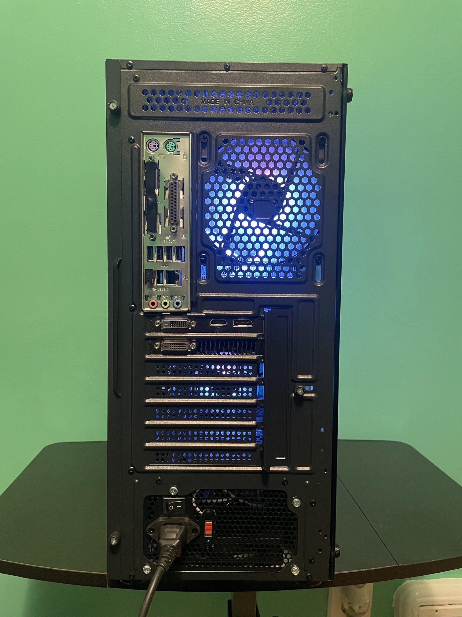 🔥130FPS GTA🔥Black Gaming PC | Intel i7 / AMD RX580 / 8GB / 1.1TB Win 11 Pro + Wi-Fi