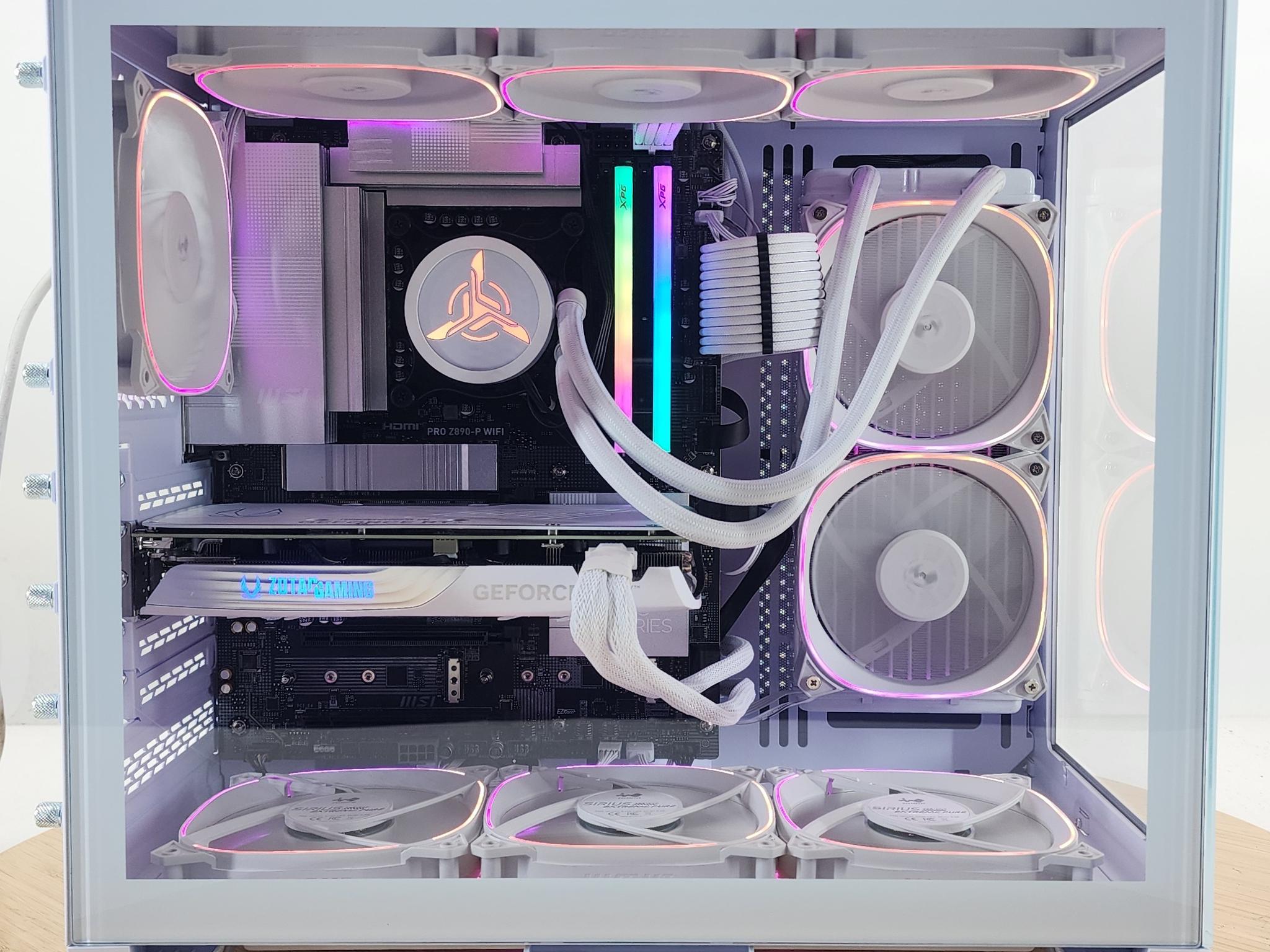 Gaming PC Ultra 7 265K 32GB RAM 1TB SSD RTX 4070 SUPER 12GB Windows 11 Computer