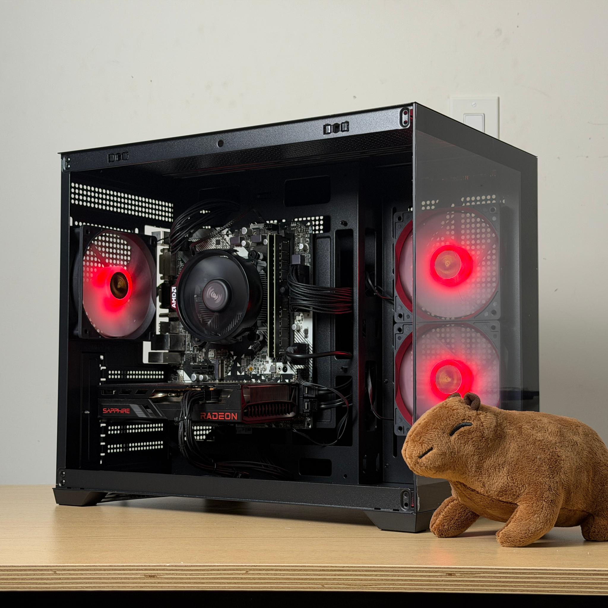 ♠️🎮Budget Gaming PC♠️🎮 – RX 6500XT, Ryzen 3 3100, 16GB Ram, 1.240TB Storage - WiFi + BlueTooth