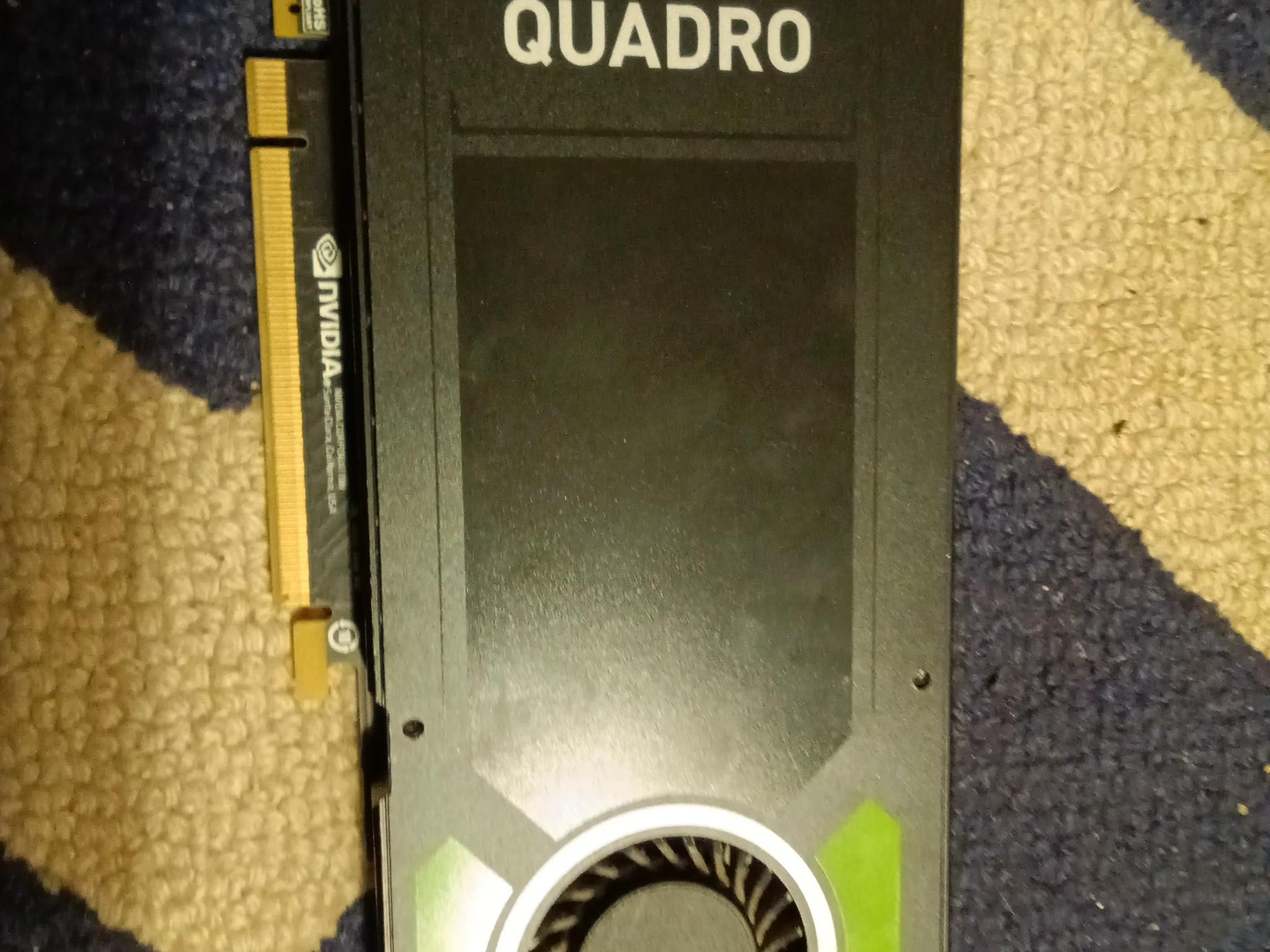 Nvidia Quadro P4000 8gb vram