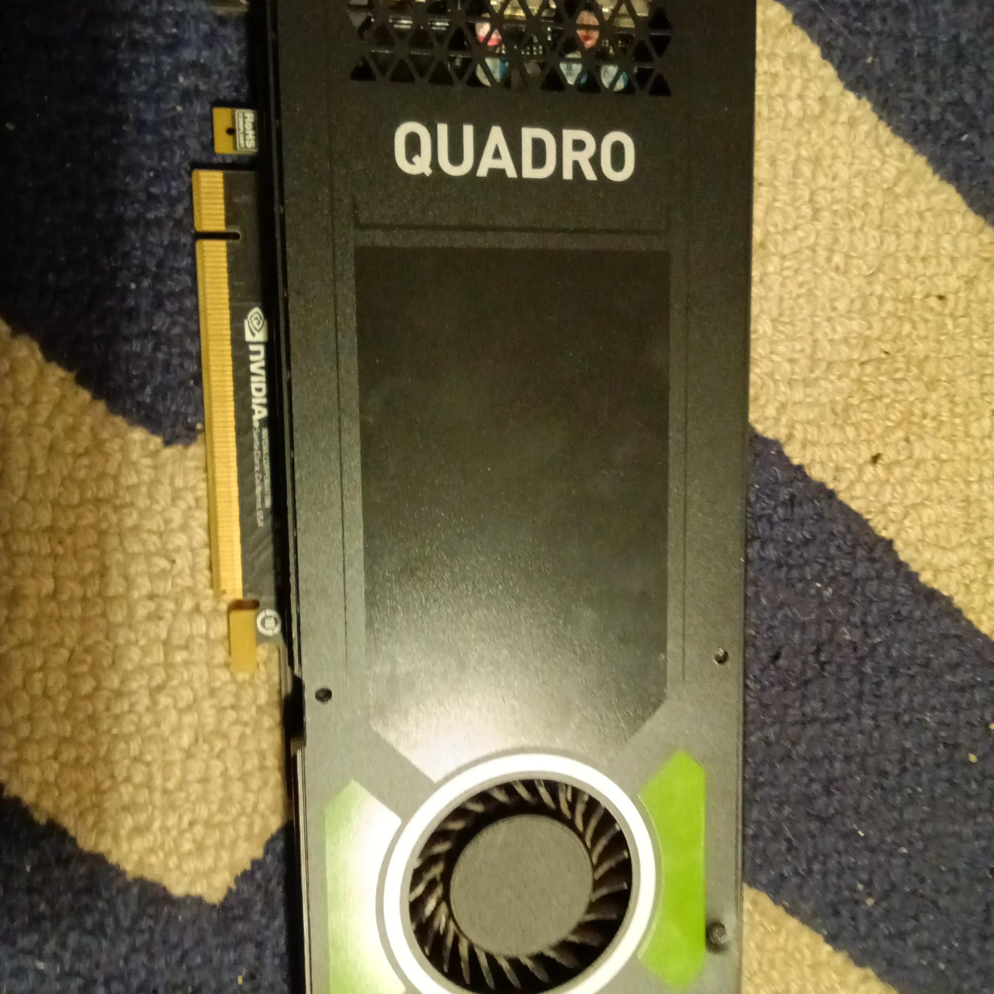 Nvidia Quadro P4000 8gb vram