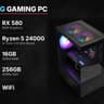 🕹️ NLG Rookie | RX 580 8GB | Ryzen 5 2400G | 16GB RAM | 256GB NVMe SSD | Win 11 Pro | 1080p Ready