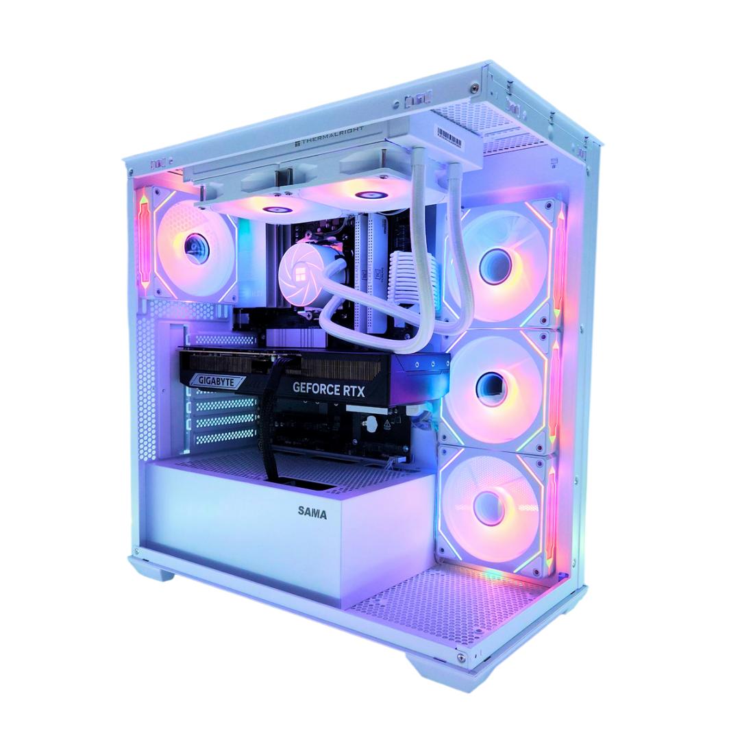 🚨BLACK FRIDAY🚨: RTX 5070 TI | Ryzen 9600X | 32GB DDR5 RAM | 2TB SSD | 6 RGB Fans | White Gaming PC