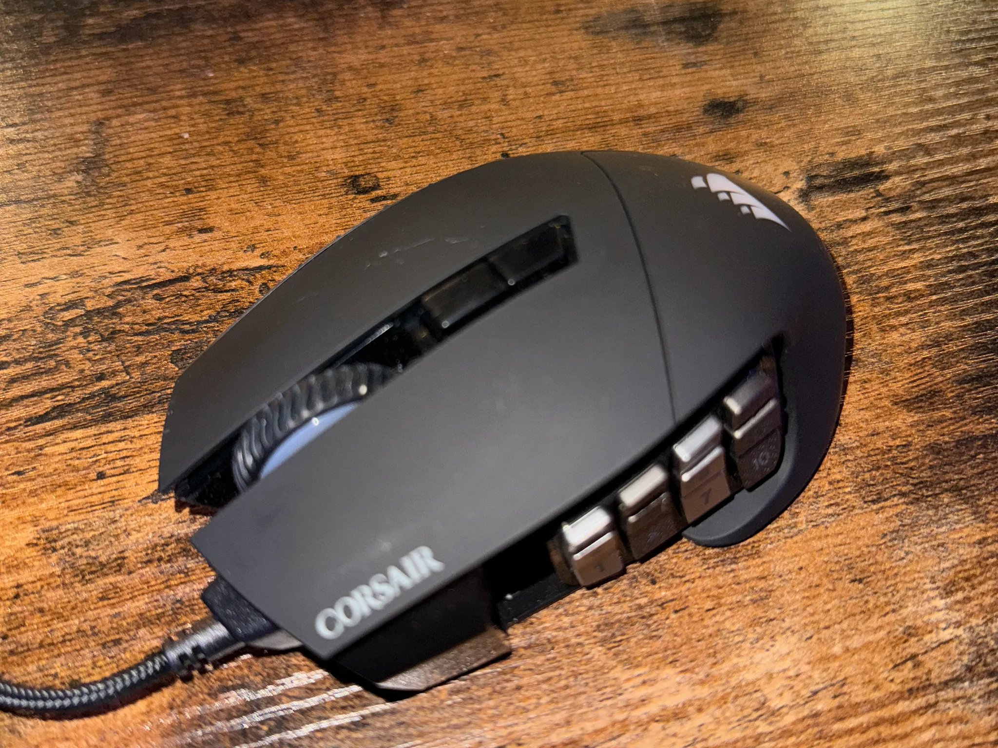 Corsair SCIMITAR RGB ELITE Optical Gaming Mouse - Lightly Used, Excellent Condition (No Box)