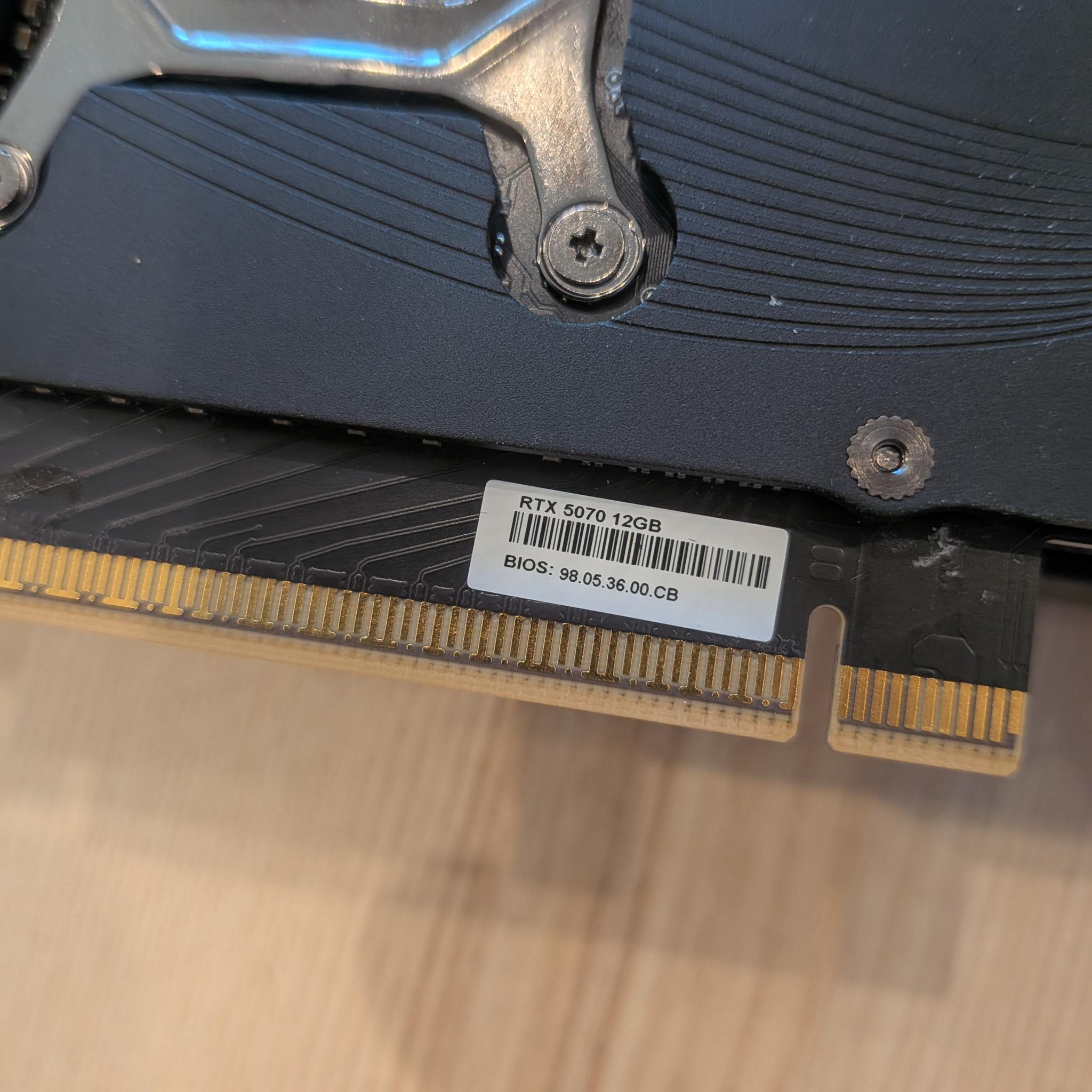 PNY GeForce RTX 5070 Overclocked Triple Fan