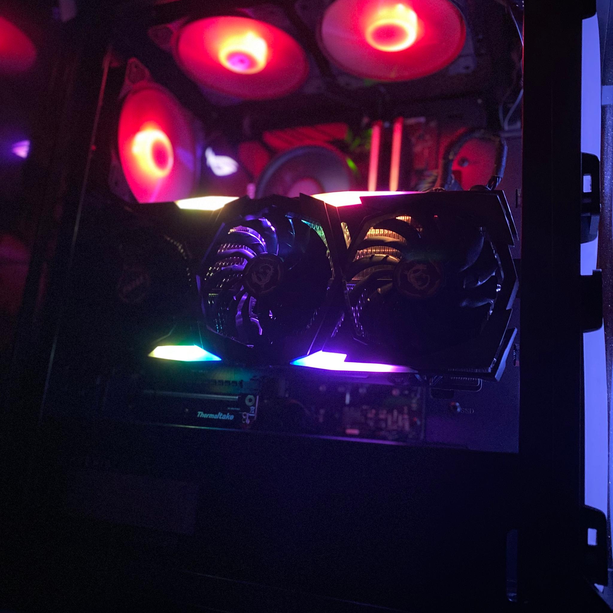 青い稲妻⚡| Ryzen 5 | RTX2080Super| 32GB RGB RAM| 1TB NVMe M.2 SSD| Windows 11 Pro