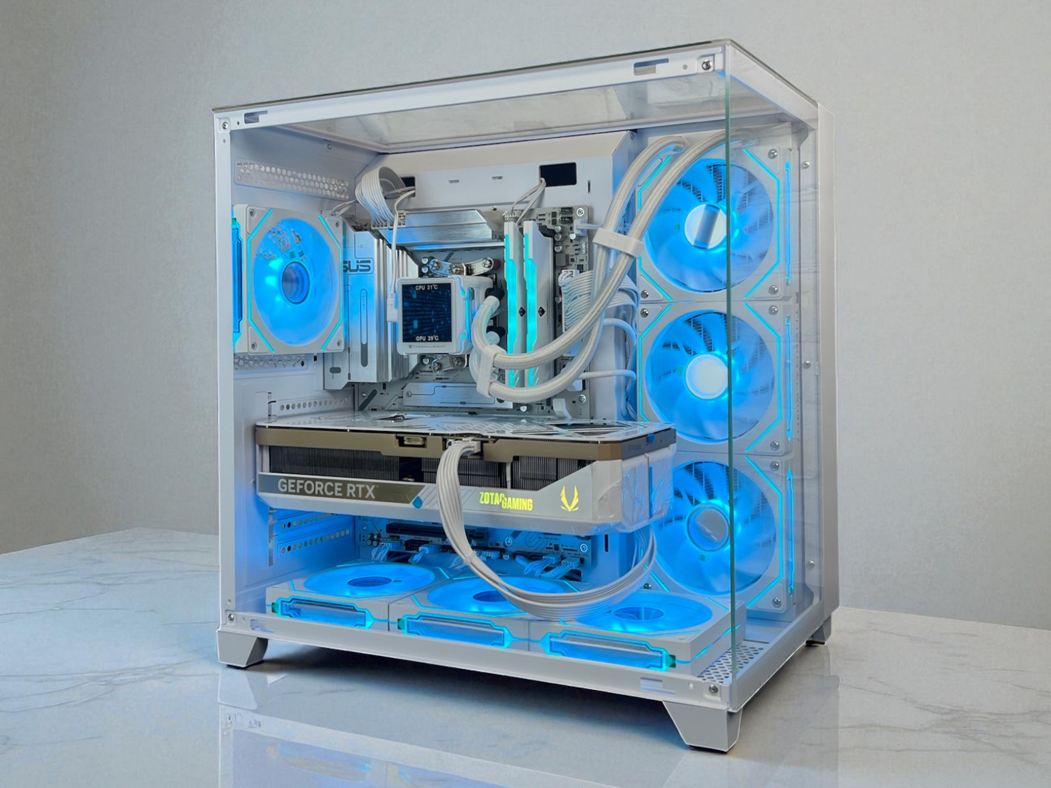 Nvidia RTX 5080 Ryzen 7 9800X3D 32GB DDR5 2TB M.2 WIFI 7 Win 11 Pro