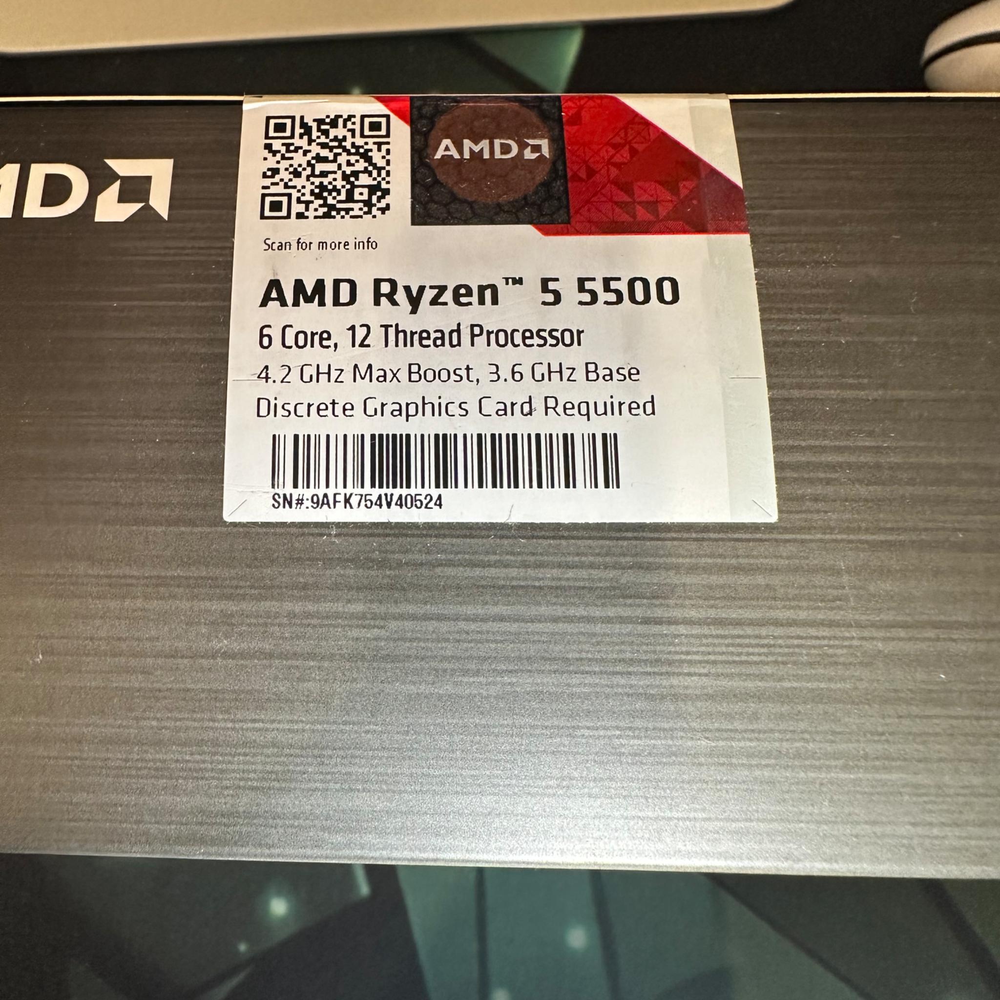 AMD RYZEN 5 5500