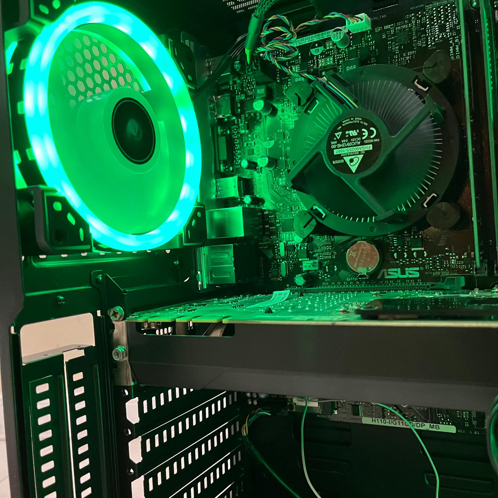🟢🔵Budget Gaming PC– RGB Case w/ Remote- Intel i7-6700, GTX 970, Wi-Fi, 1.6 TB Storage & 12GB RAM 🔥🖥️