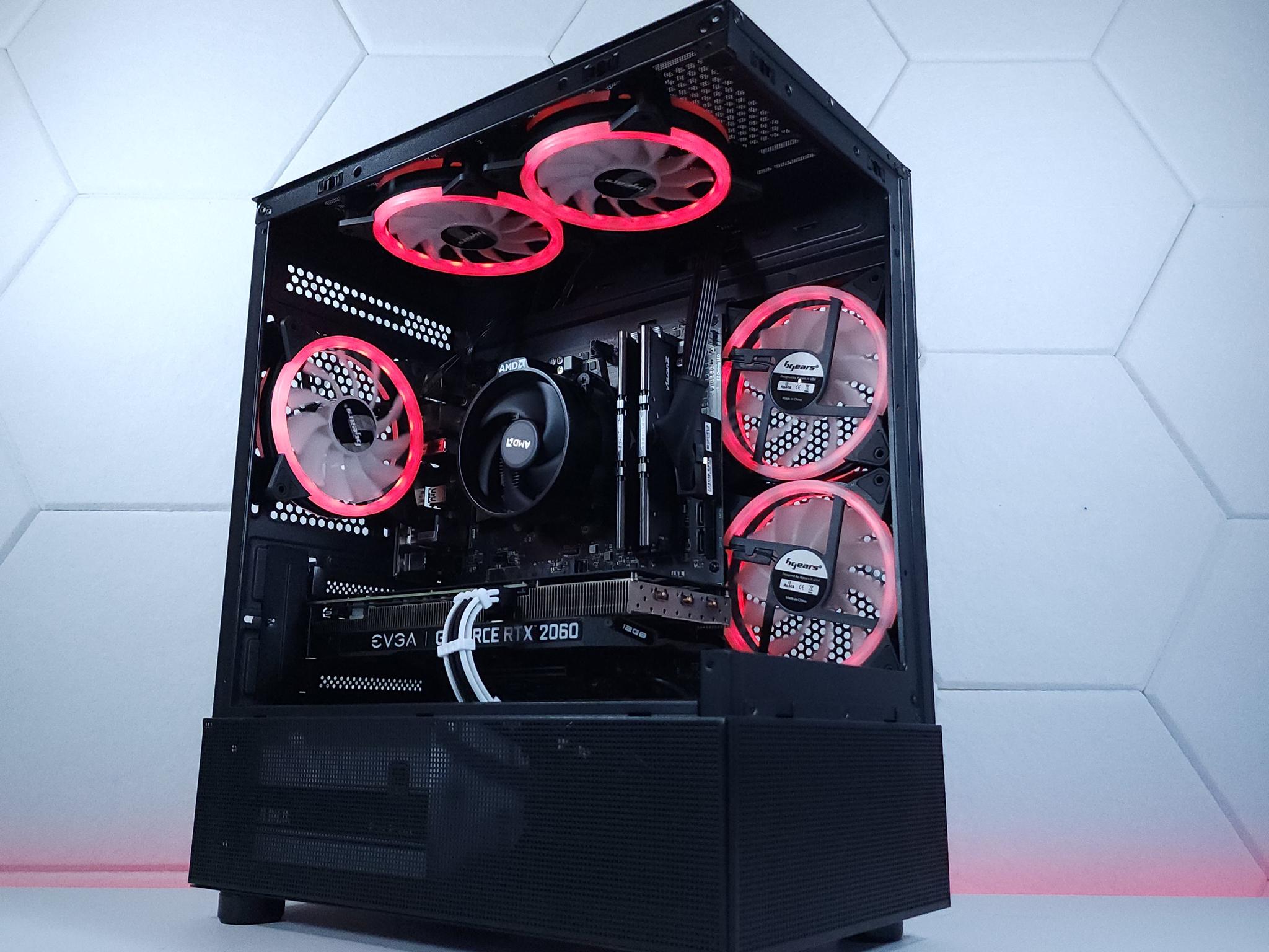 ❤️RTX 2060 12G || Ryzen 5 5500 || 16GB 3200MHz || 1TB M.2 SSD || 1080p Gaming Computer