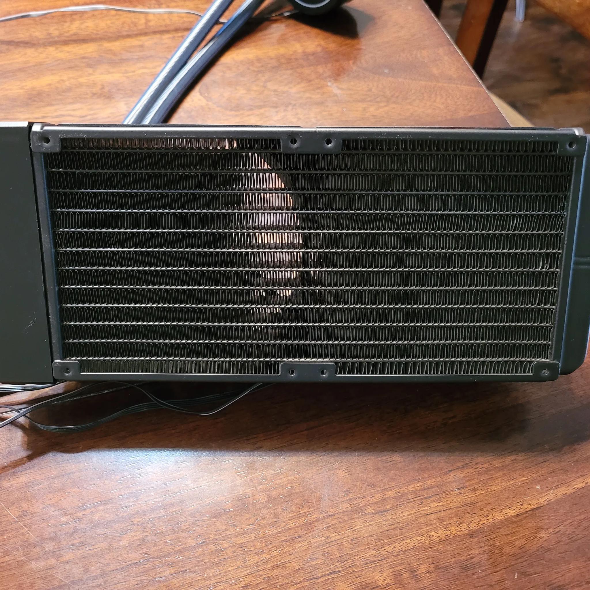 Black ID-COOLING AURAFLOW X 240mm CPU AIO Cooler RGB Fan (Intel and AMD CPU Support)