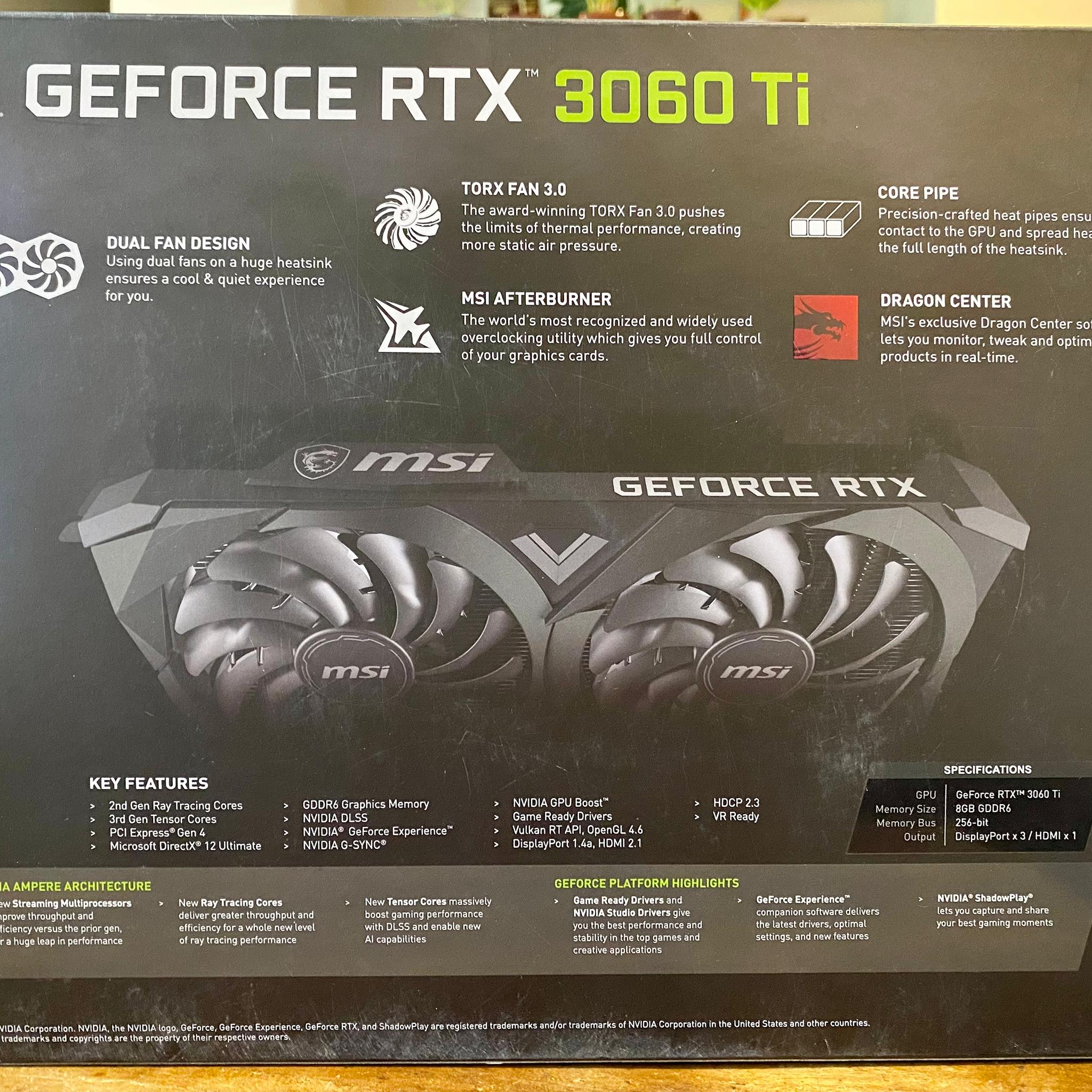 MSI RTX 3060 Ti - VENTUS 2X