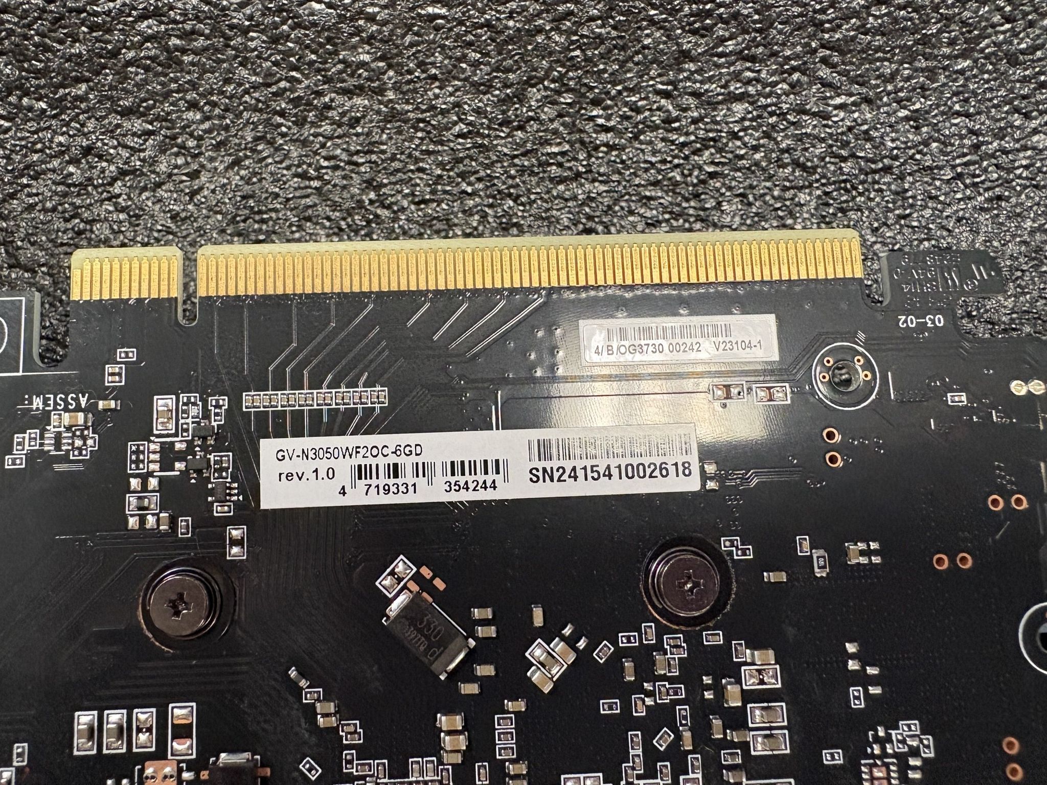 GIGABYTE GeForce RTX 3050 WINDFORCE OC 6G Graphic Card - USED
