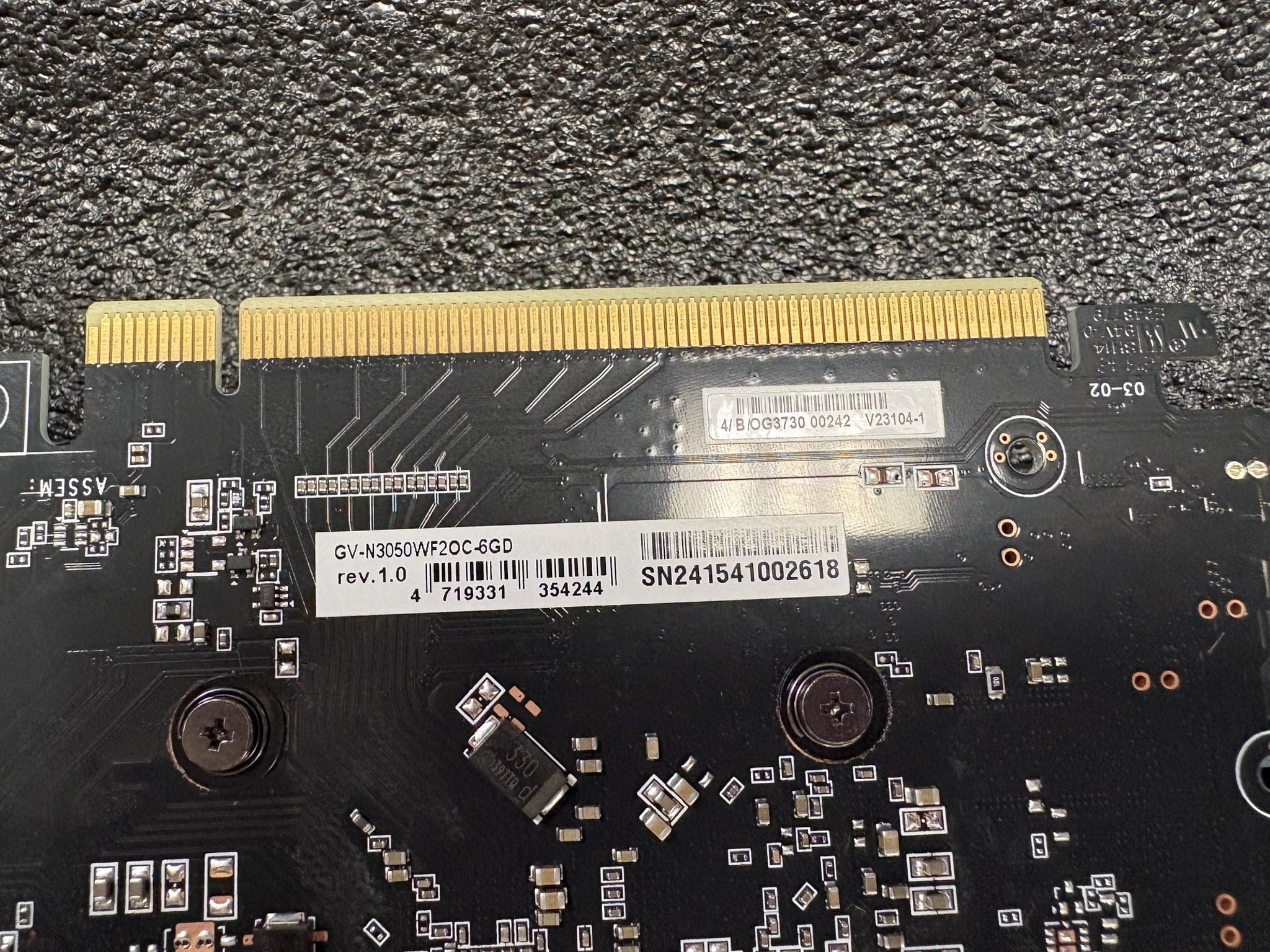 GIGABYTE GeForce RTX 3050 WINDFORCE OC 6G Graphic Card - USED