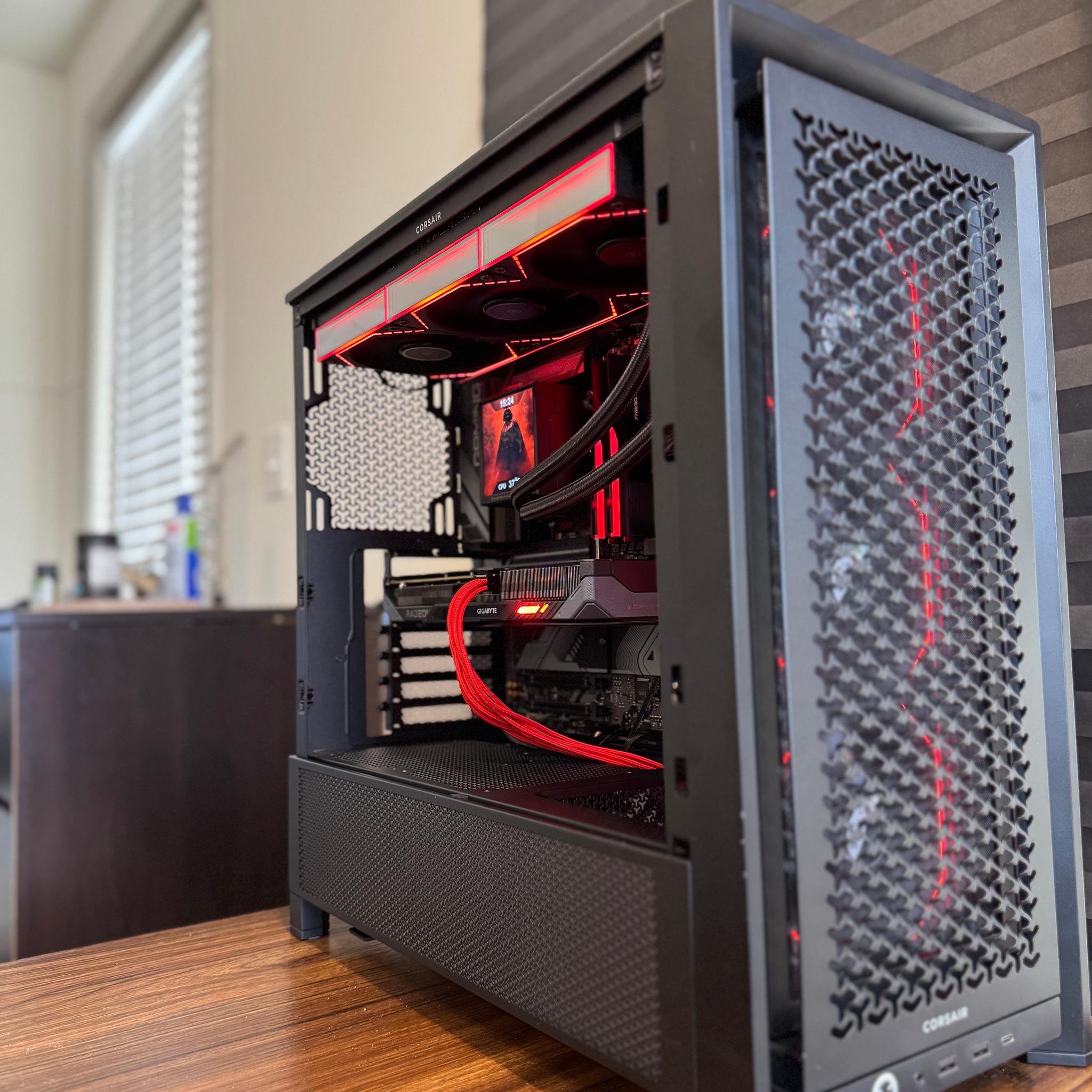9060t 16gb, 32gb DDR5, 7600x Gaming pc