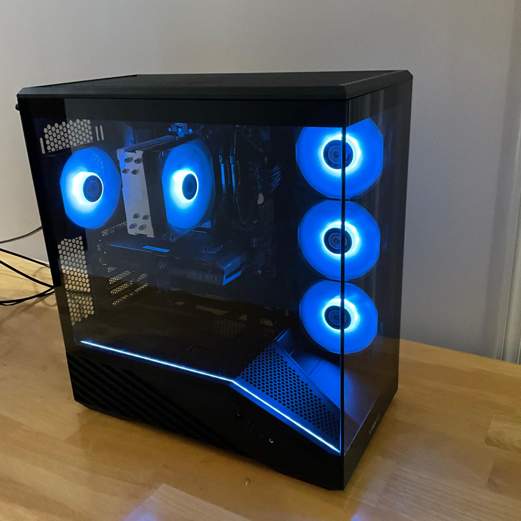 Midrange 1440p Gaming PC - RTX 3060 ti, Ryzen 5, 1 TB NVME SSD, Wifi, Bluetooth